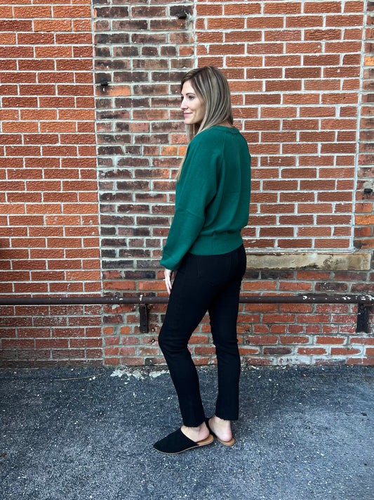 The Solid Black Risen Jeans
