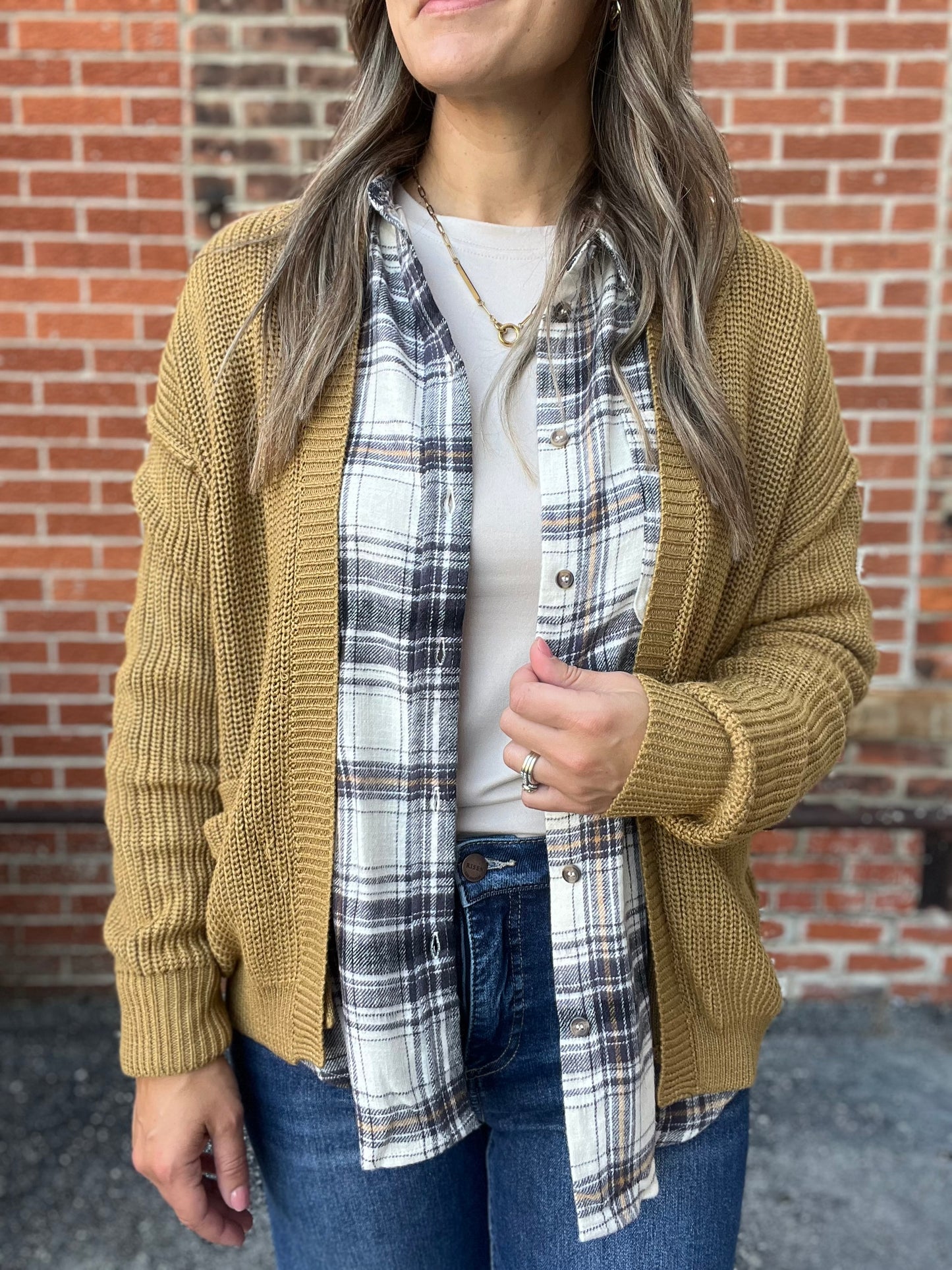 The Sloane Plaid Flannel Button Up