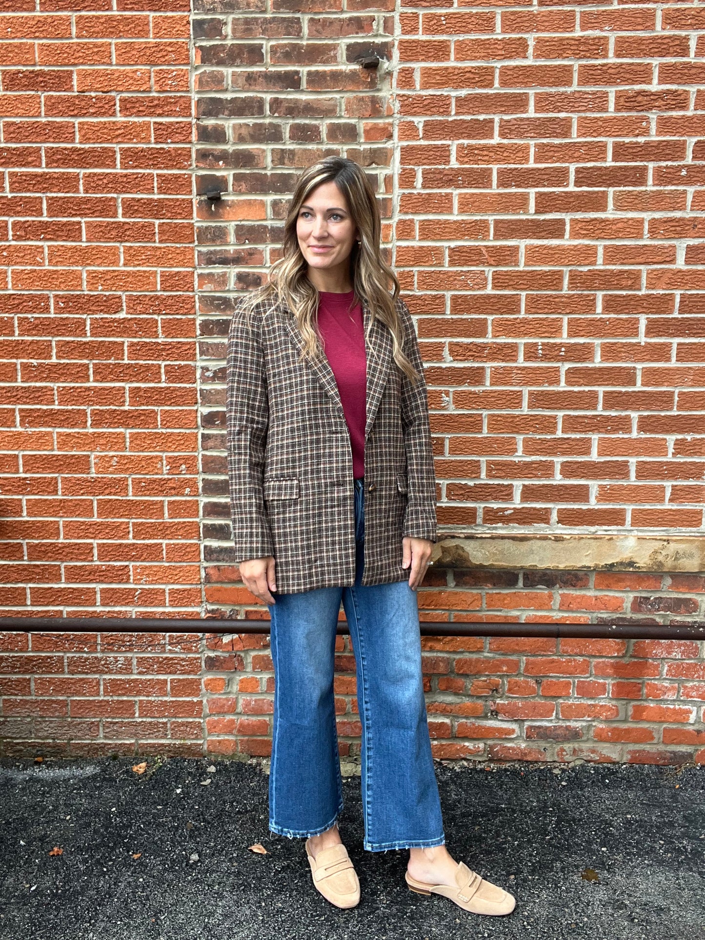 The Henderson Plaid Blazer Jacket