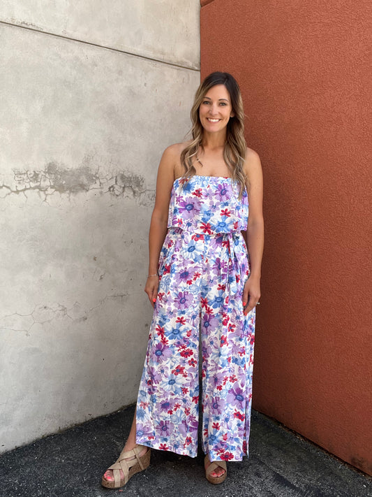 The Hauleigh Strapless Jumpsuit