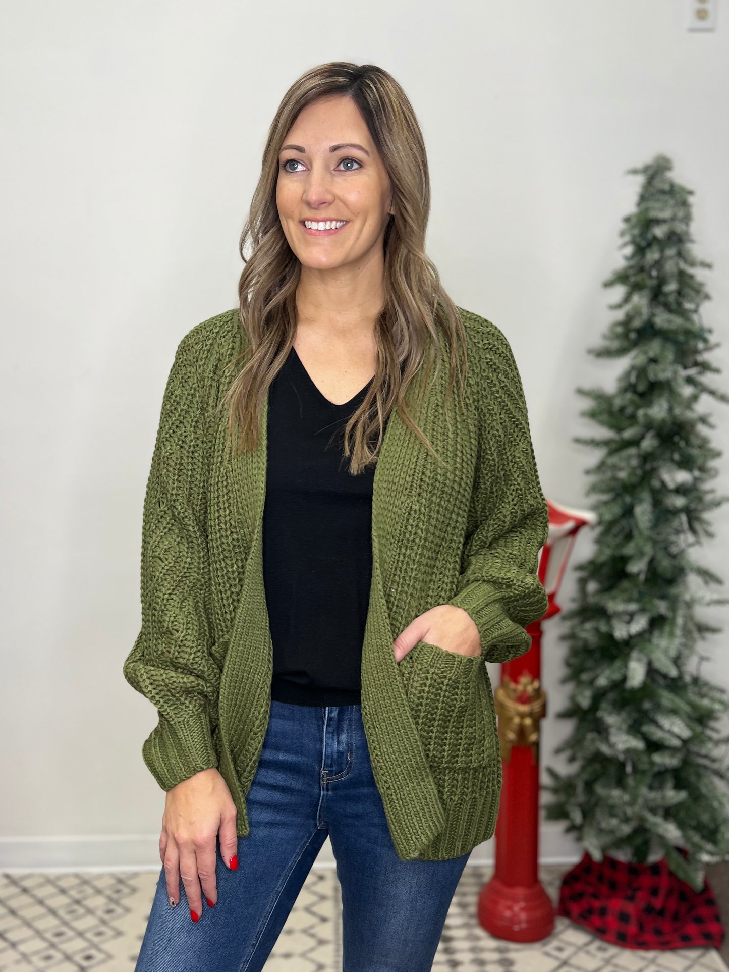 The Journey Open Front Cardigan