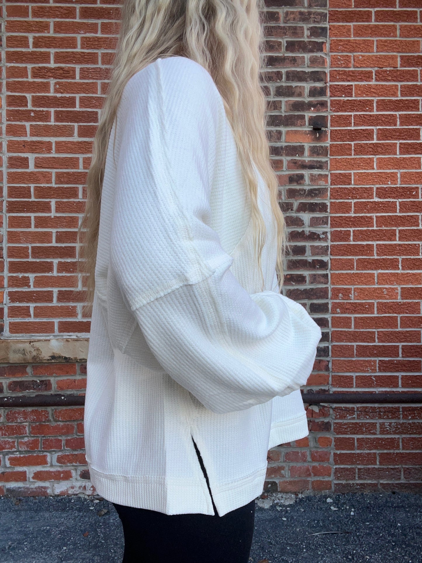 The Luna Reverse Seam Thermal Sweater