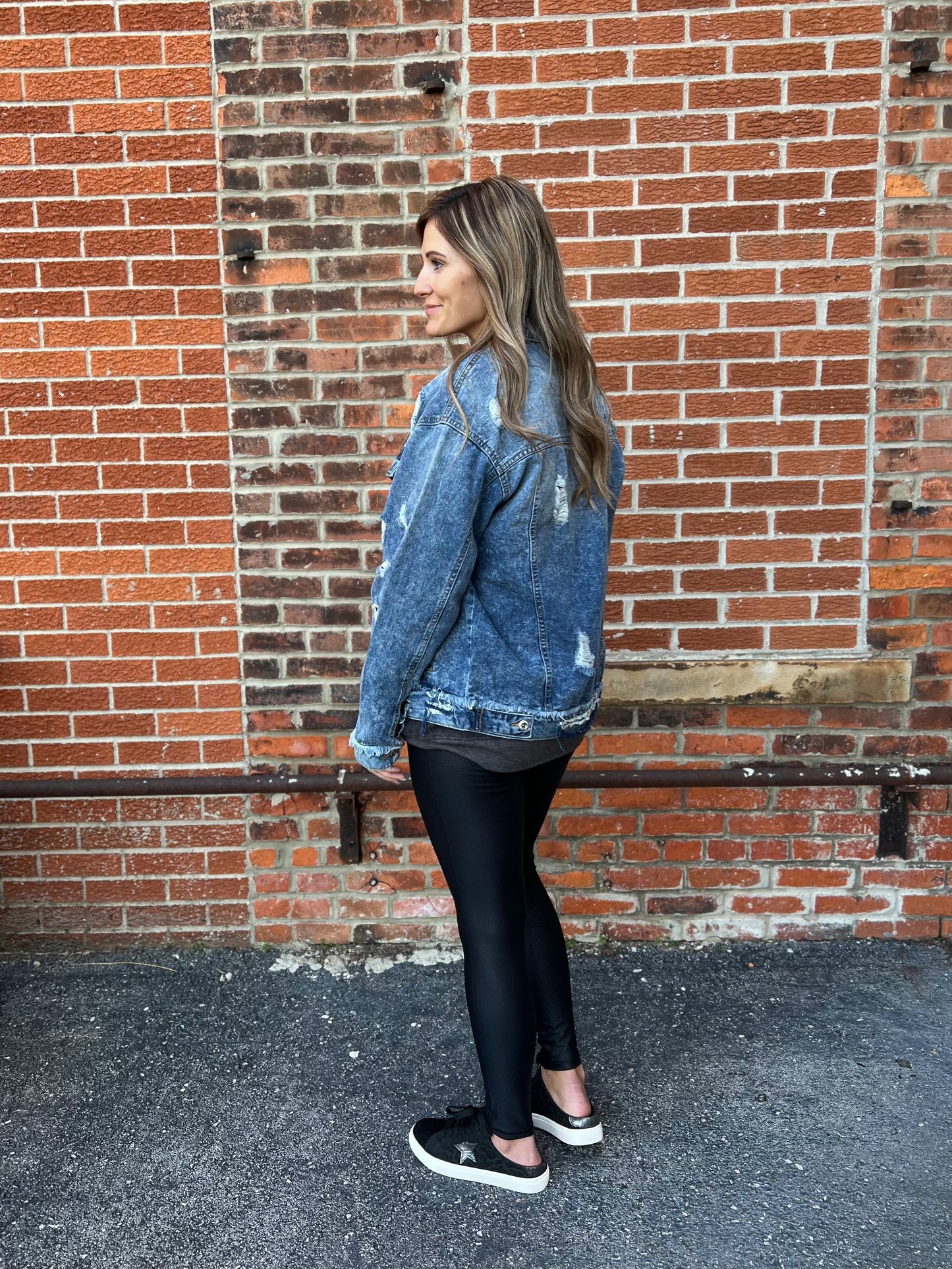  The Speckled Black Leggings