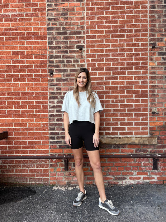 The Nya Cropped Box Top