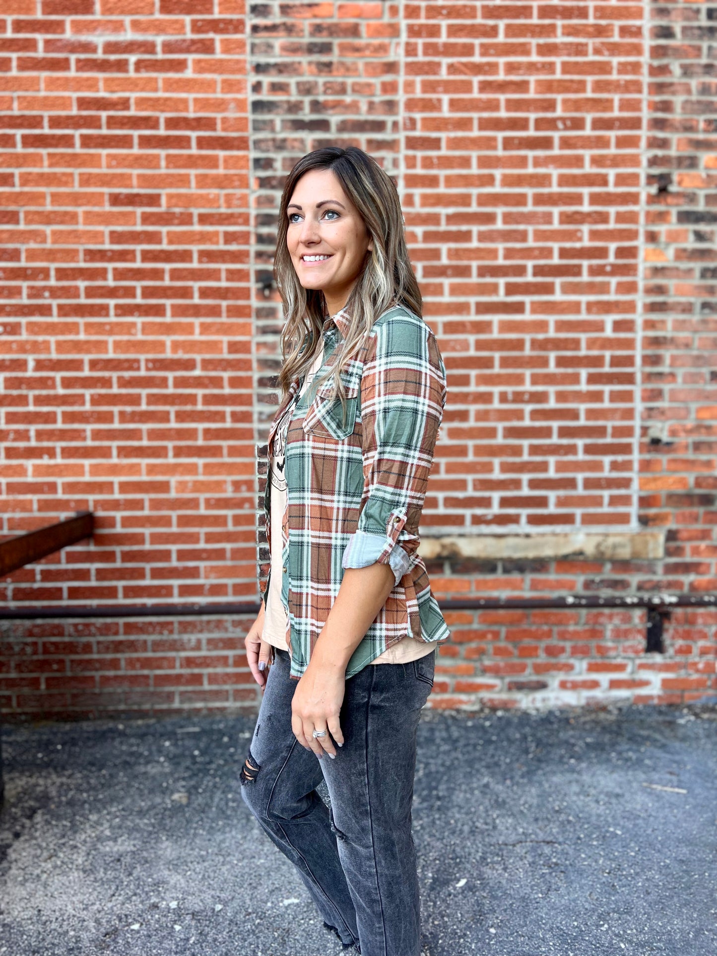The Nessa Soft Plaid Shirt