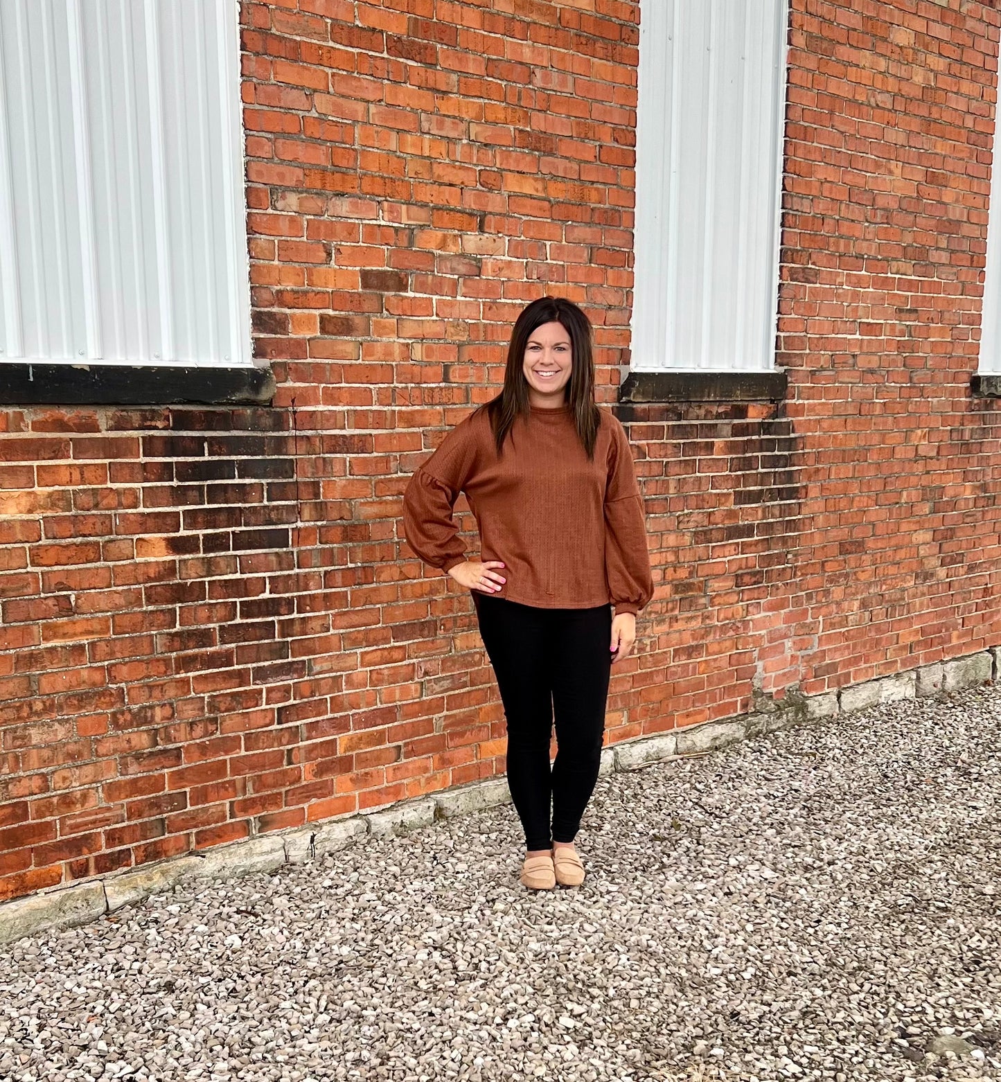 The Scarlett Balloon Sleeve Top