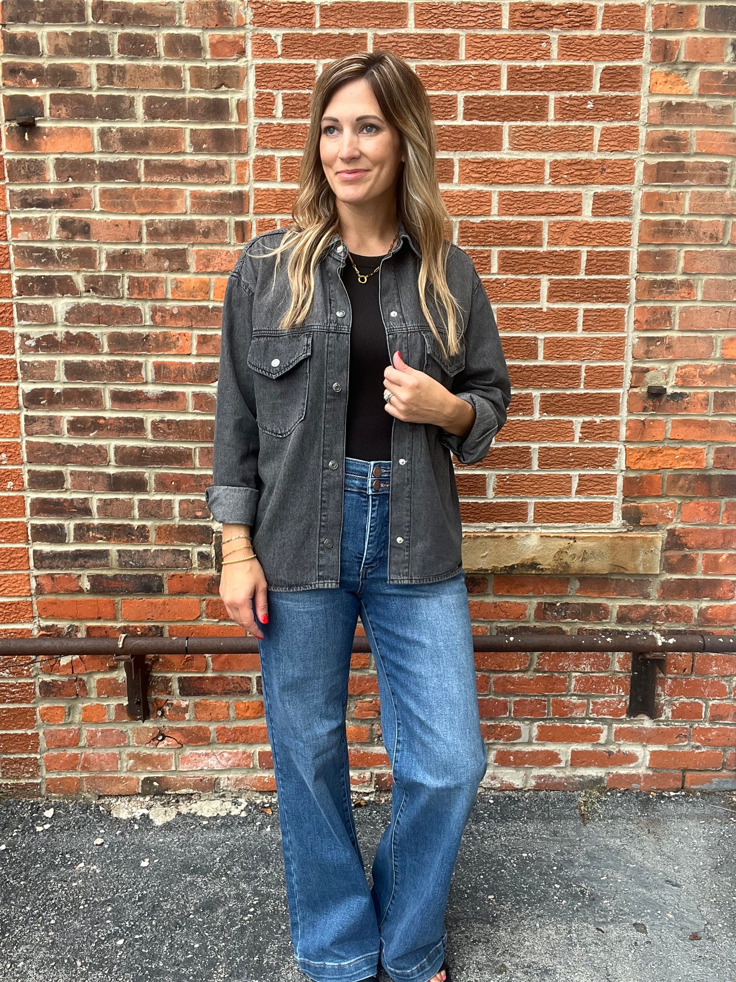 The Saylor Mineral Wash Denim Jacket