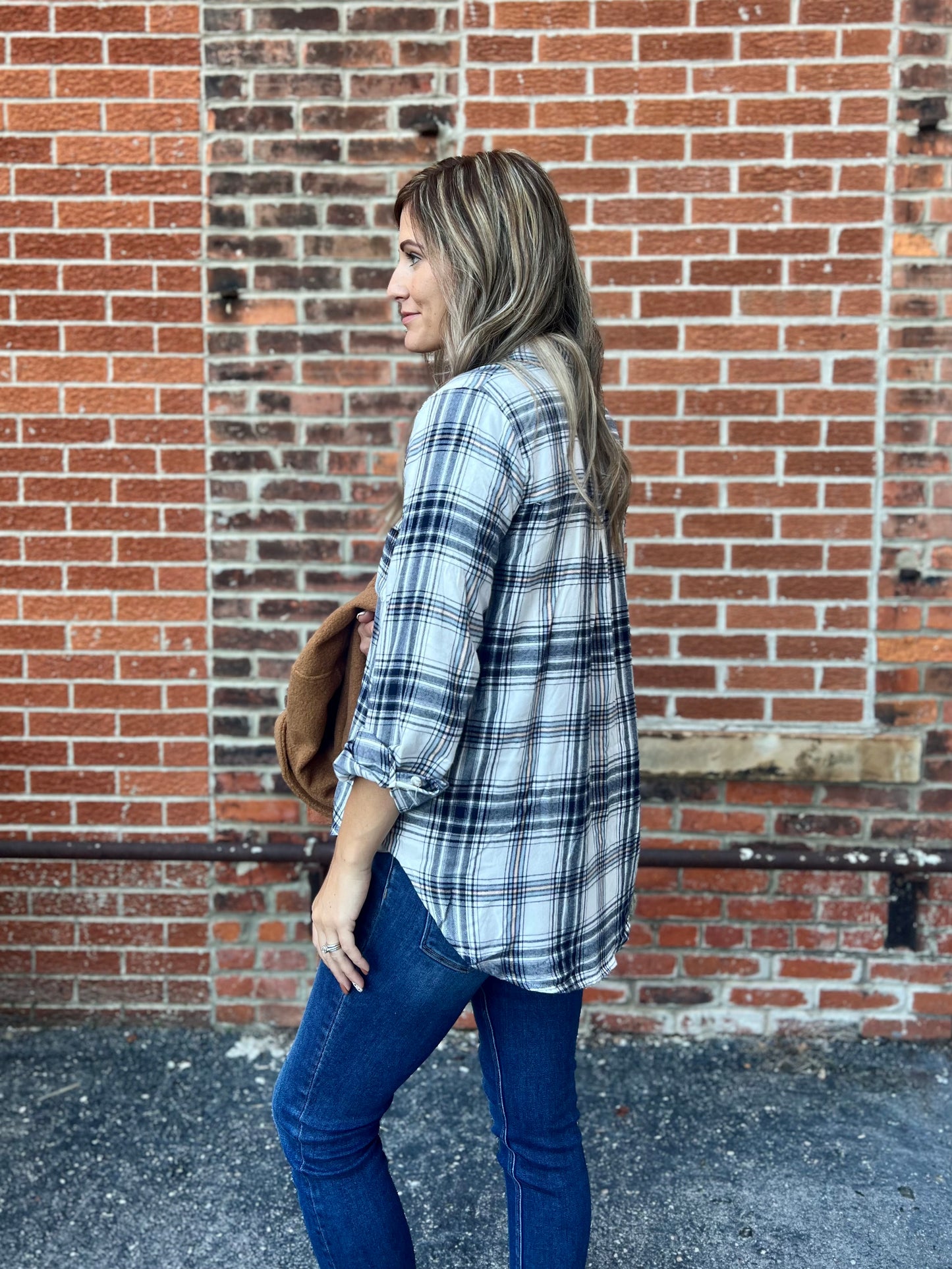 The Ella Plaid Top