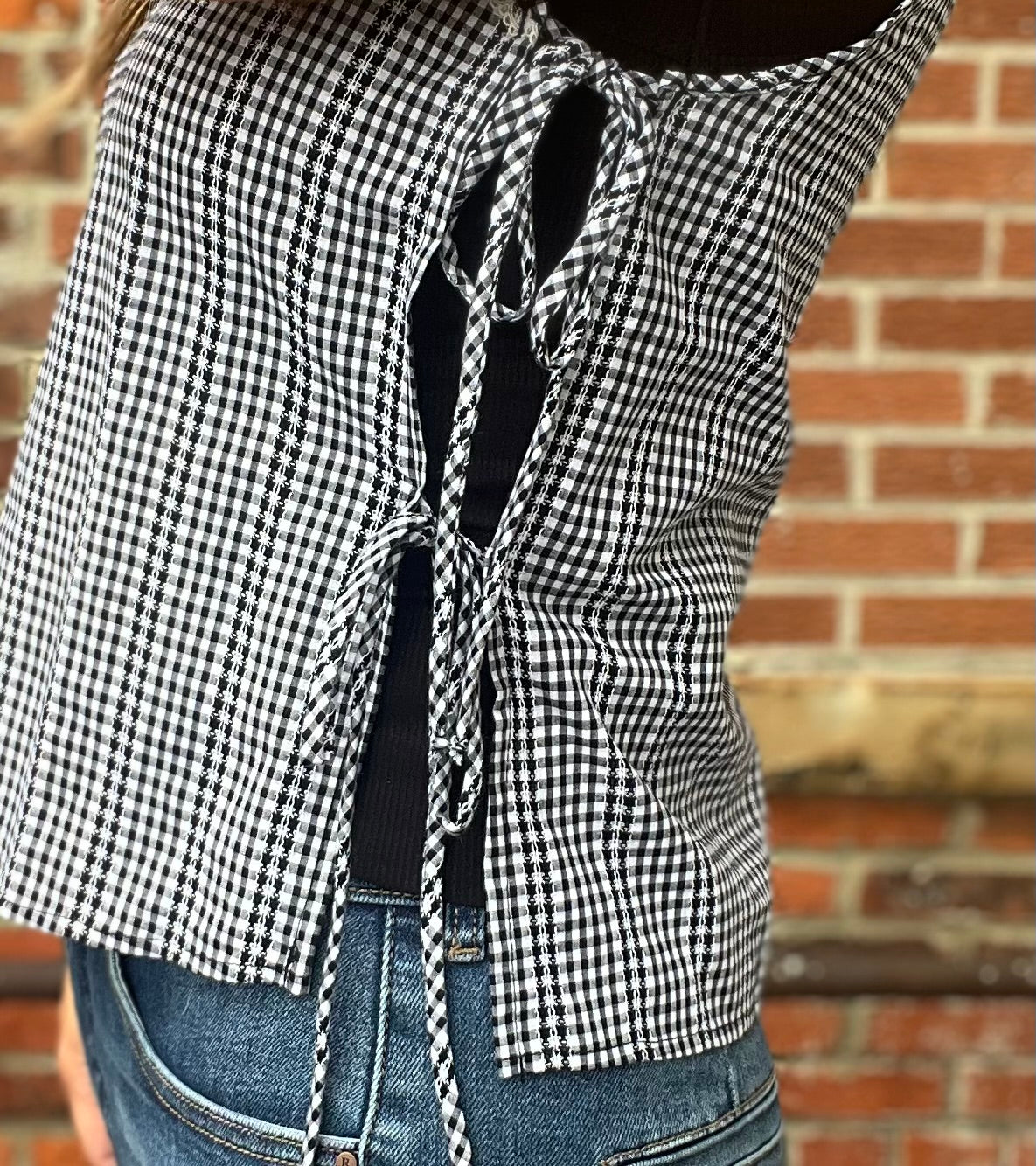 The Isla Graham Side Tie Top