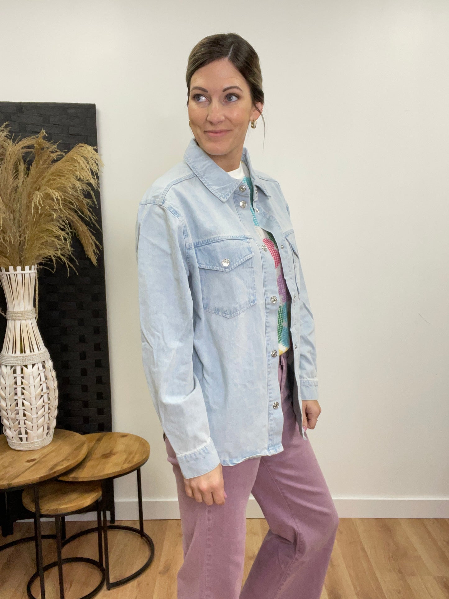The Loral Oversized Denim Jacket