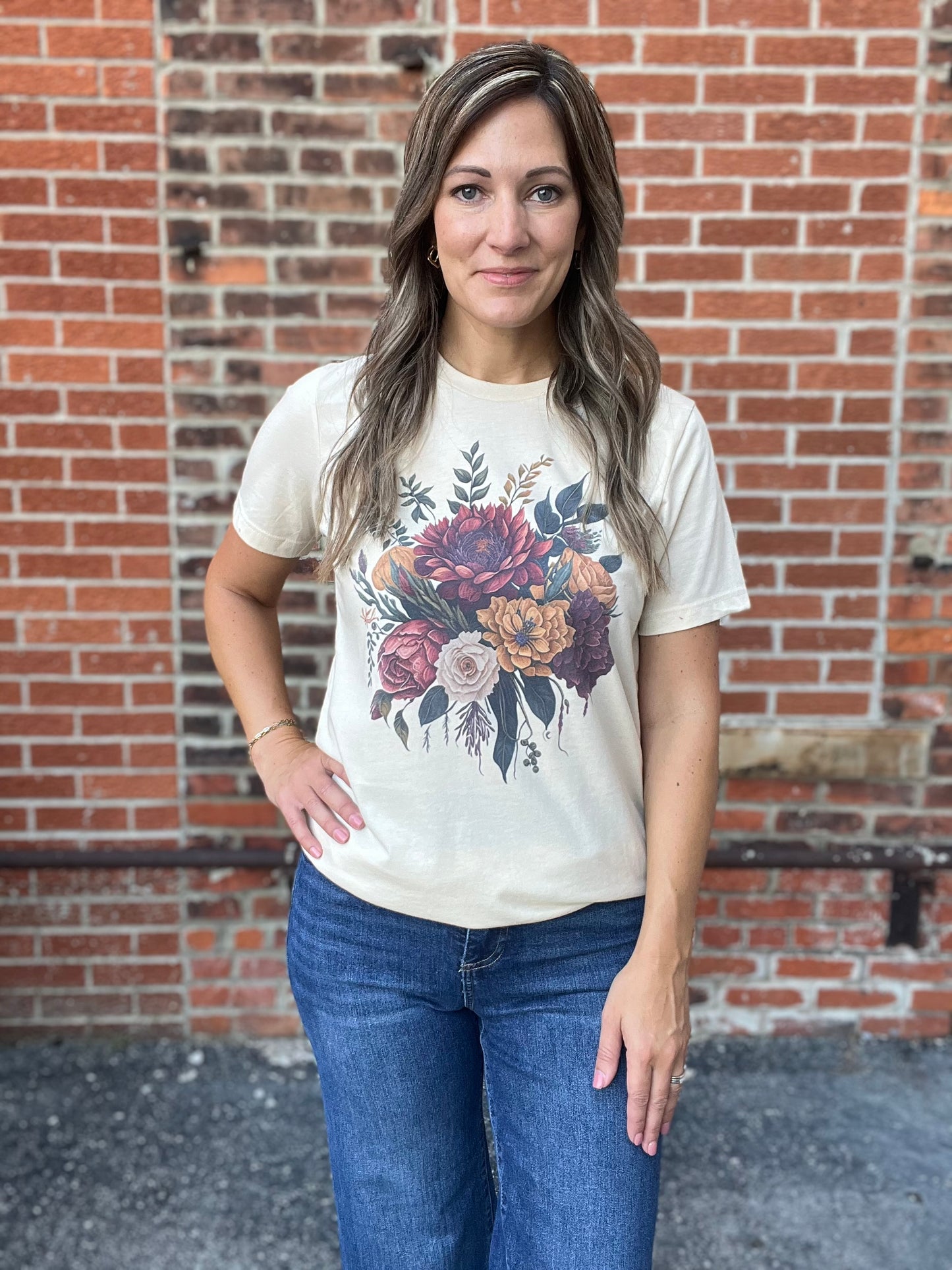 The Aster Graphic Flower Tee