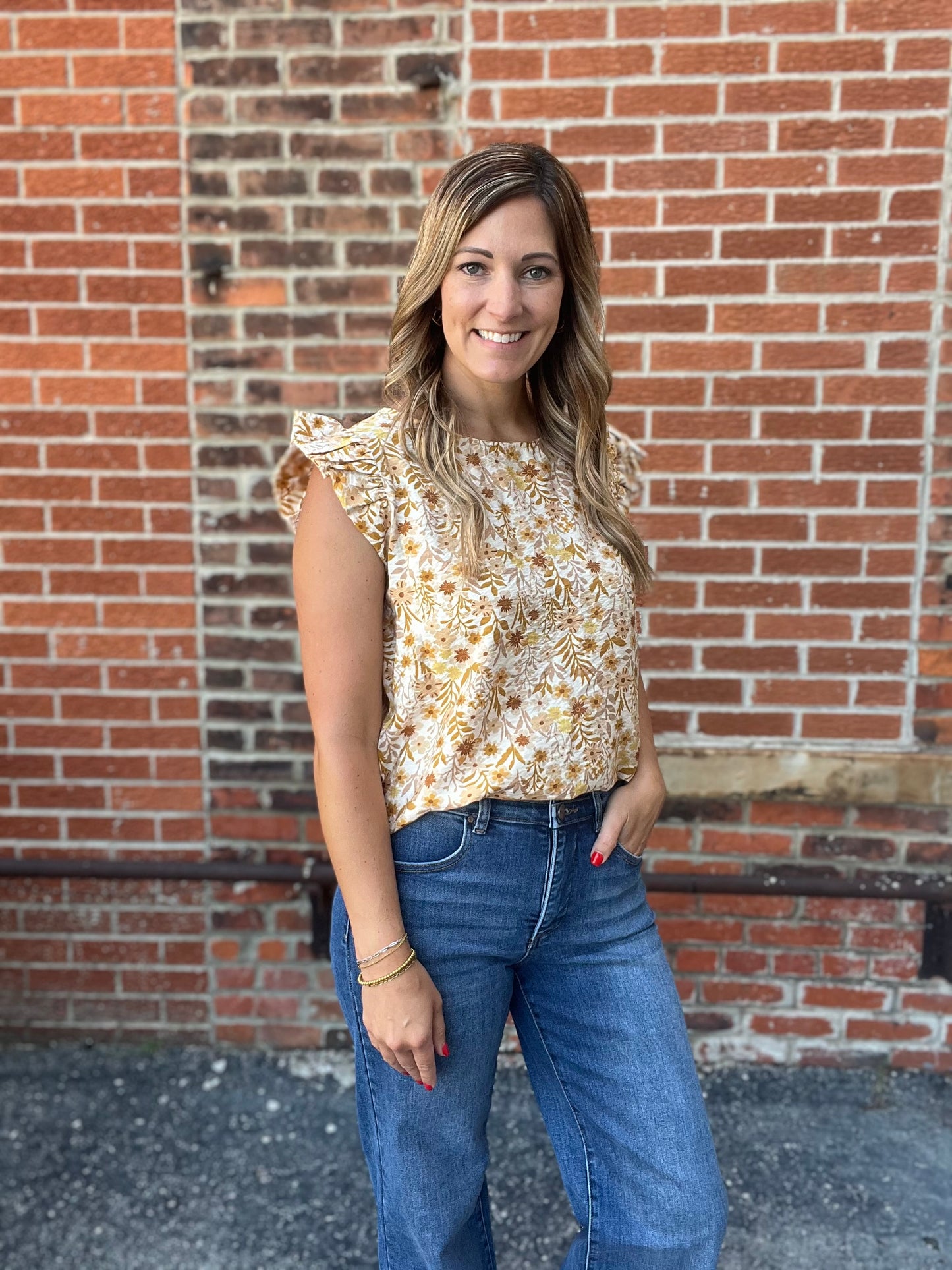 The Mealis Floral Printed Top