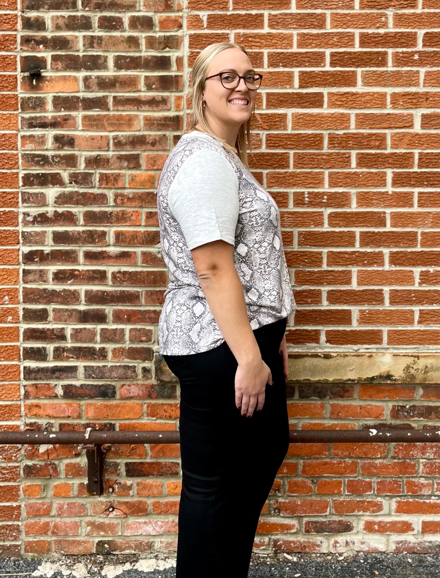 The Amelia Curvy Tunic Top
