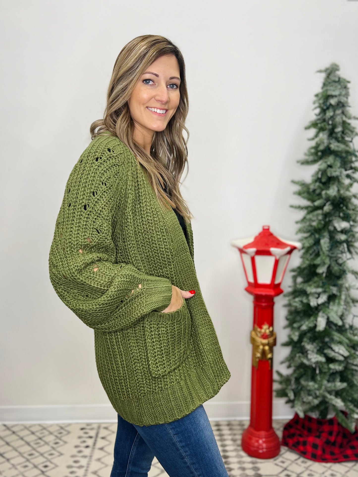 The Journey Open Front Cardigan