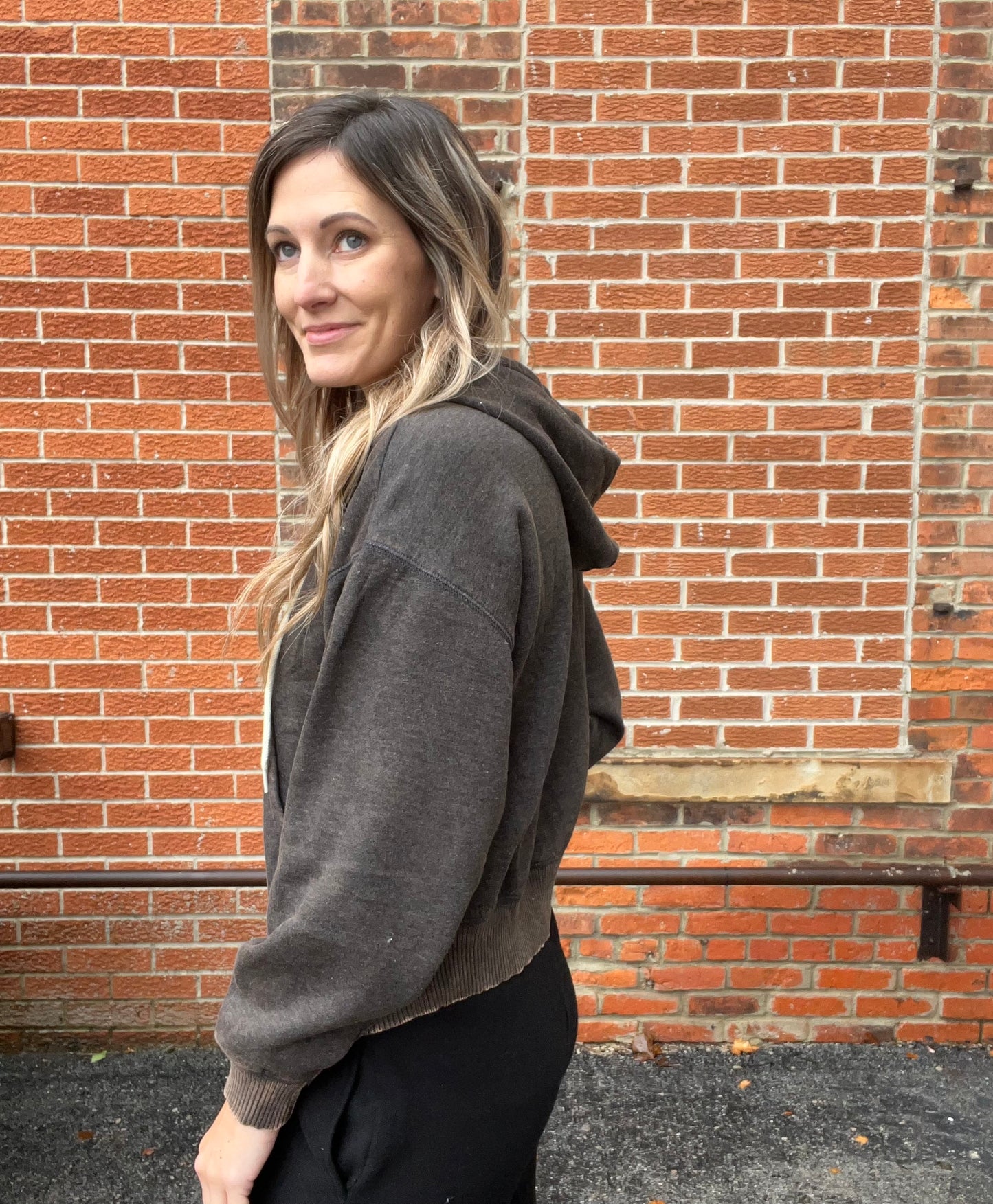 The Brookville Mineral Wash Zip-Up Sweatshirt