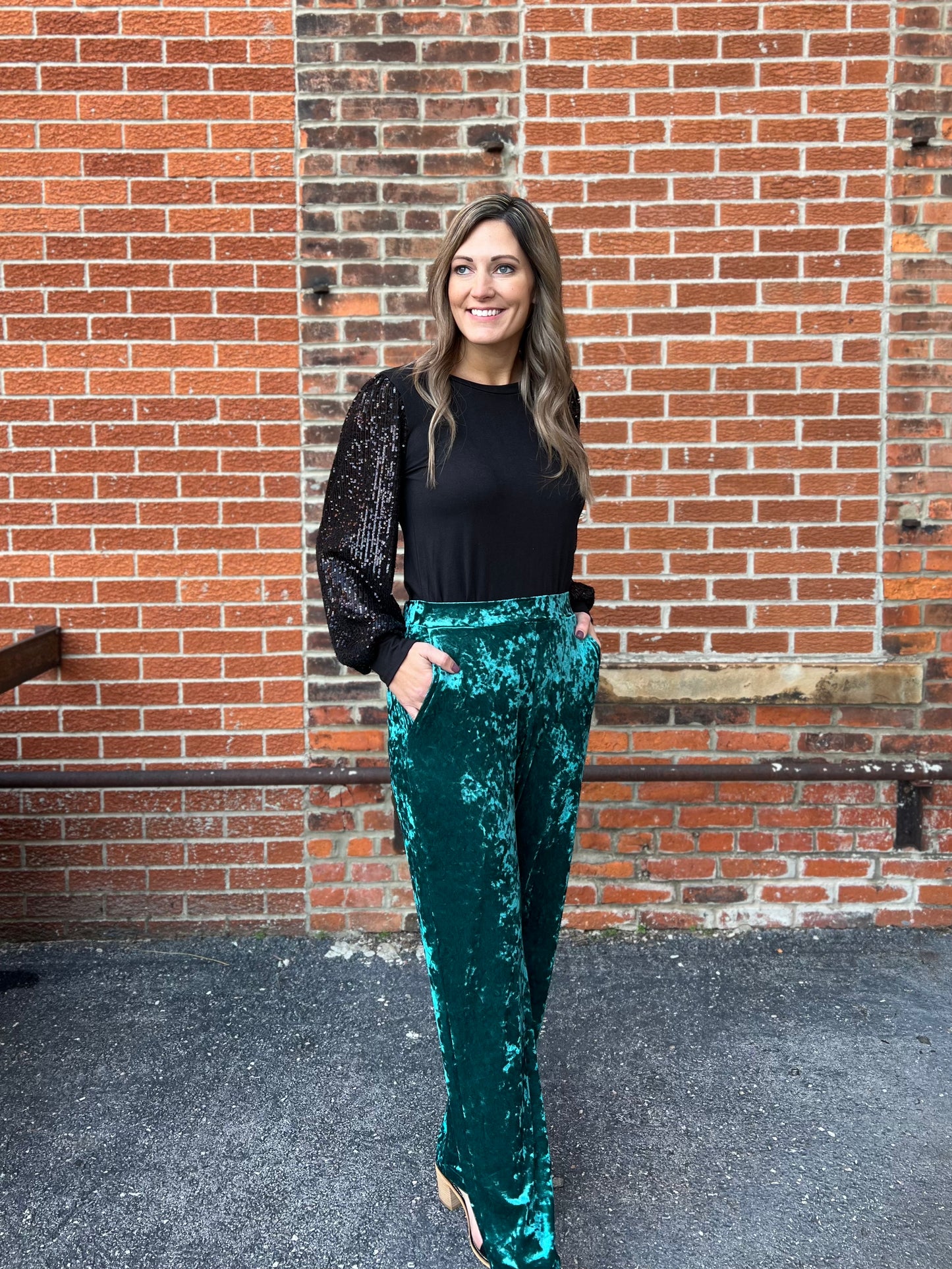 The Nelly Velvet Pants