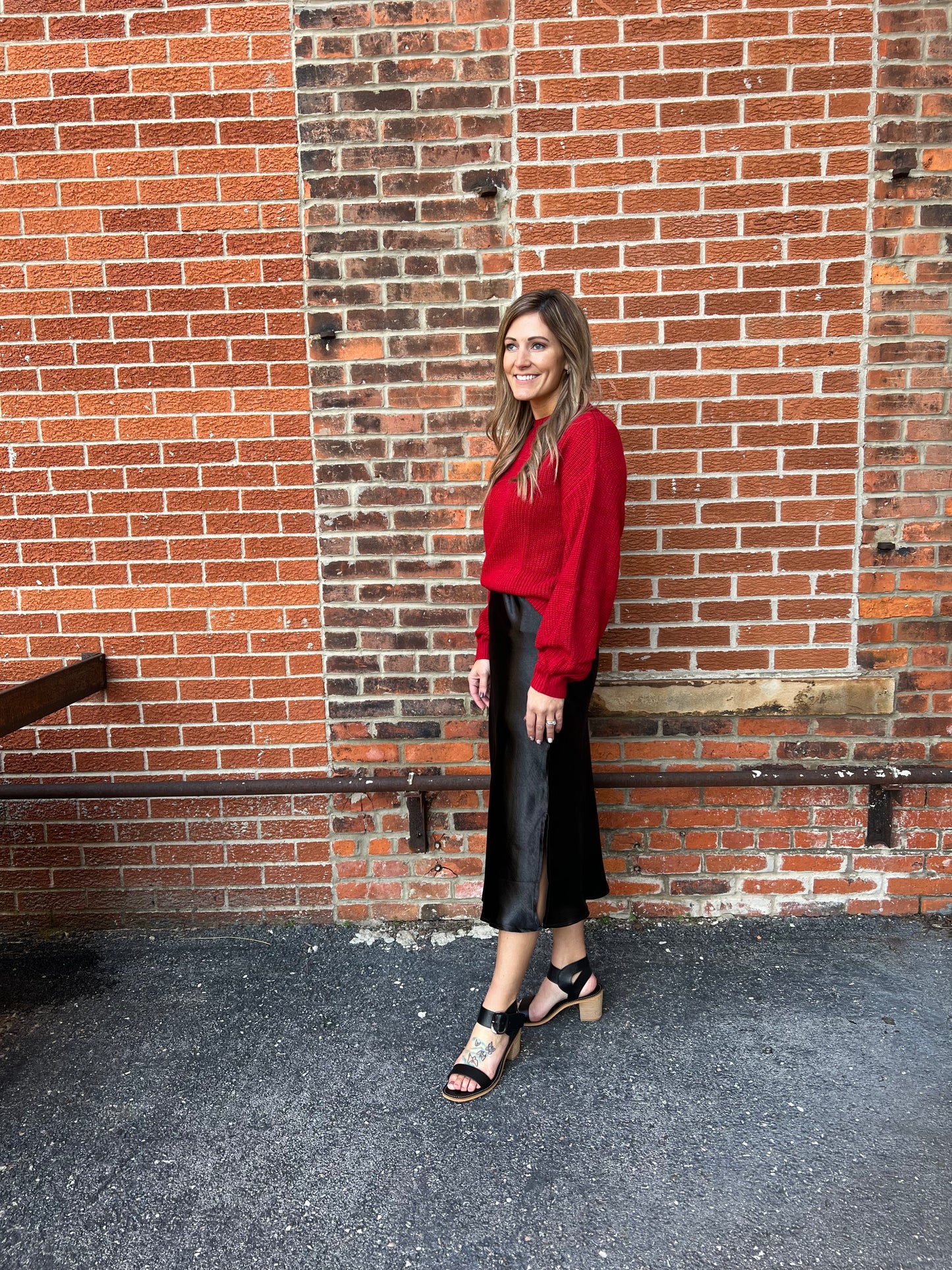 The Holiday Ruby Sweater