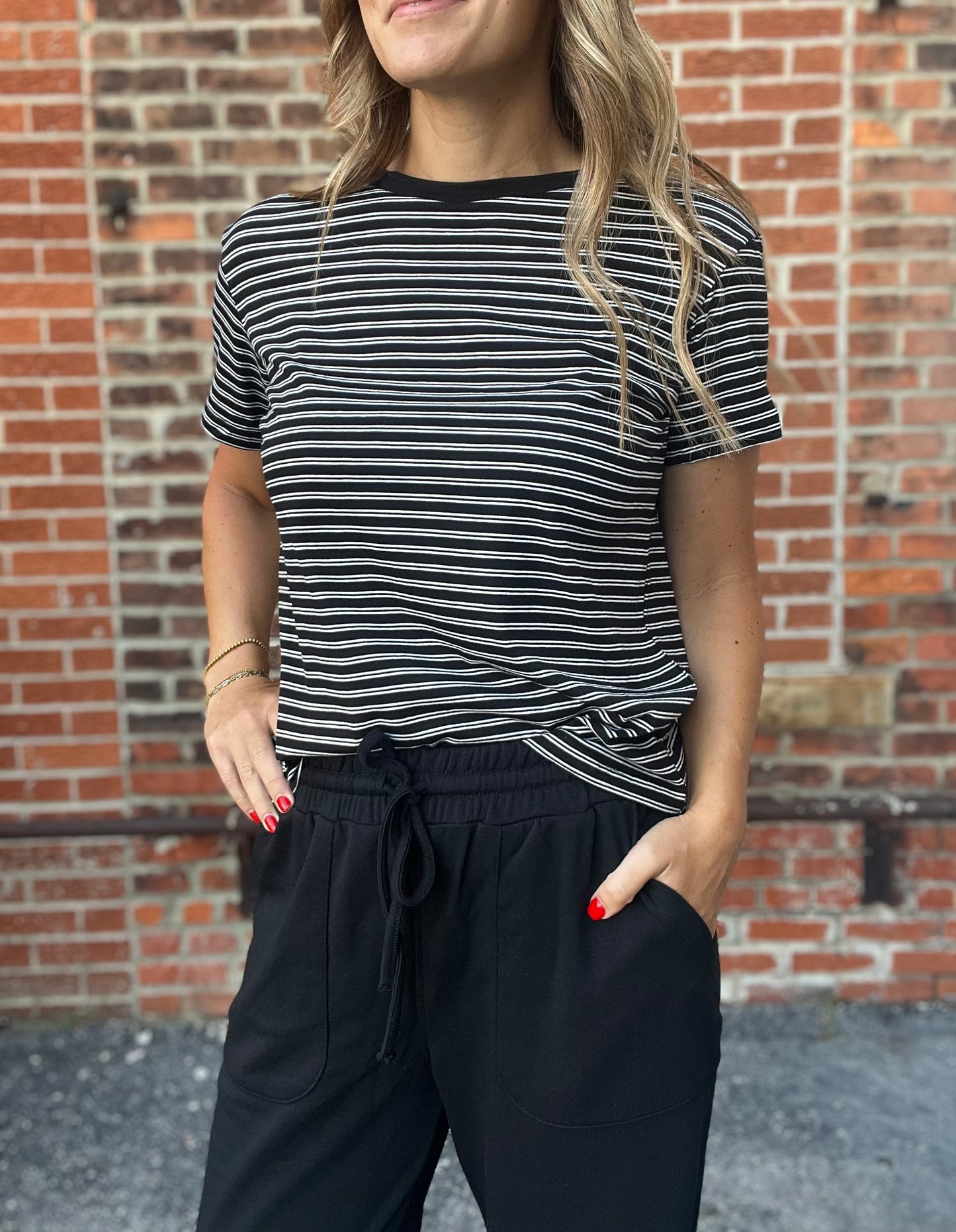 The Zaila Stripped Tee