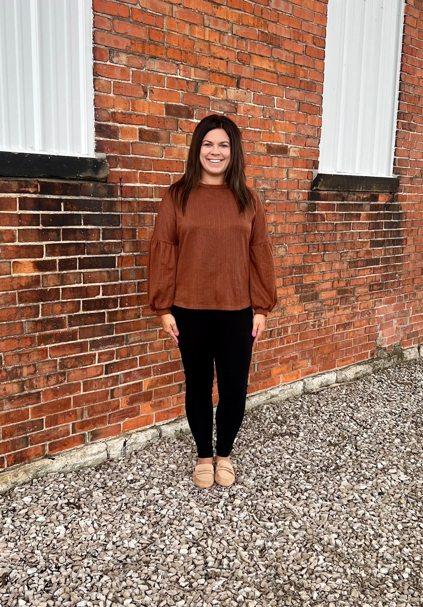 The Scarlett Balloon Sleeve Top