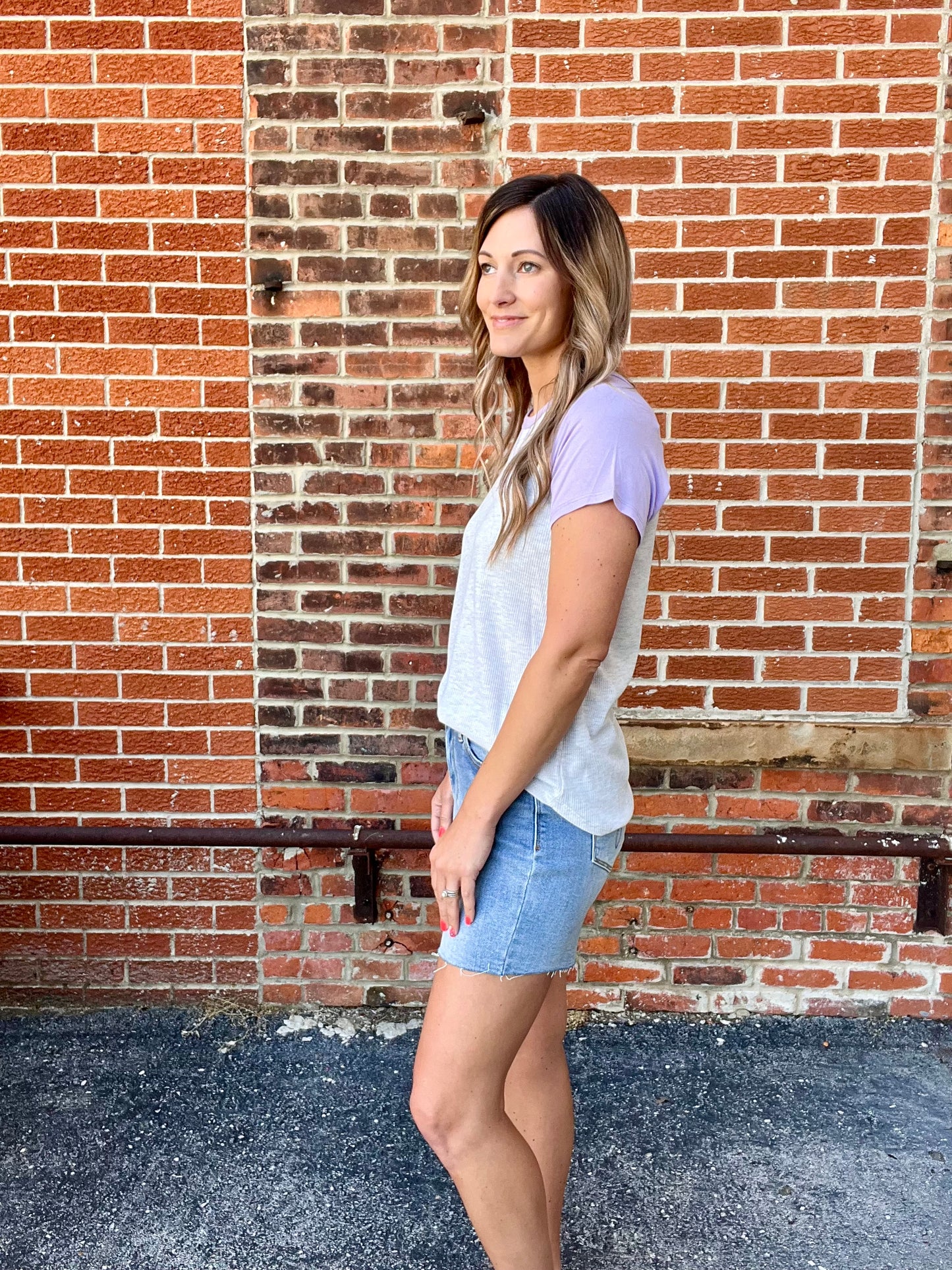 The Lavender Basic Top