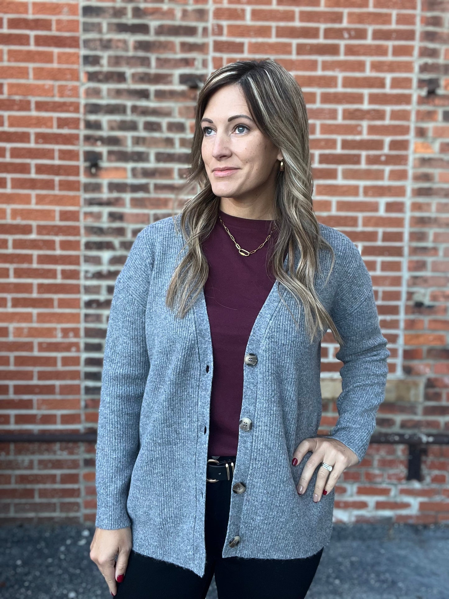 The Weller Button Up Cardigan