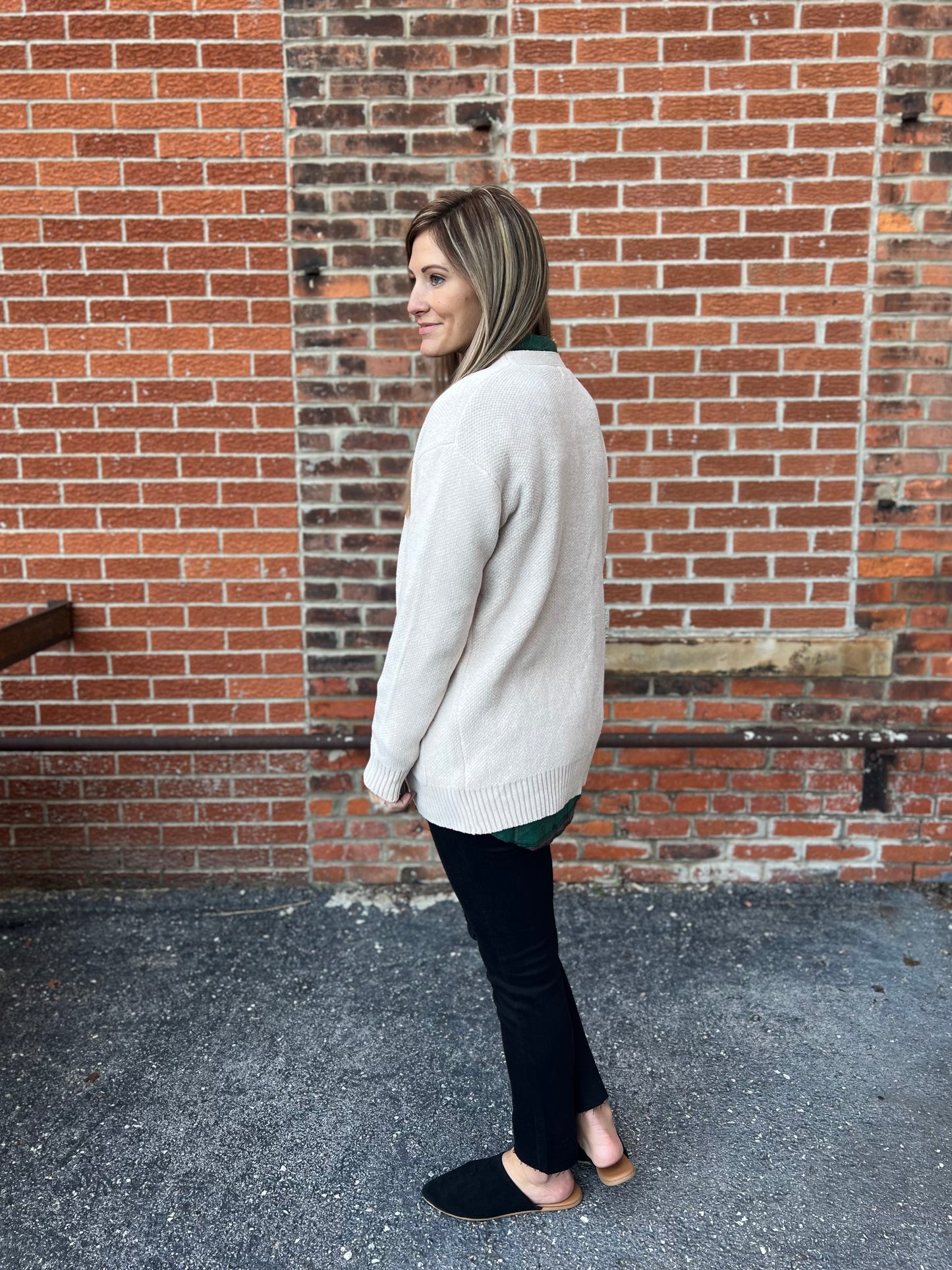 The Melanie Open Front Cardigan