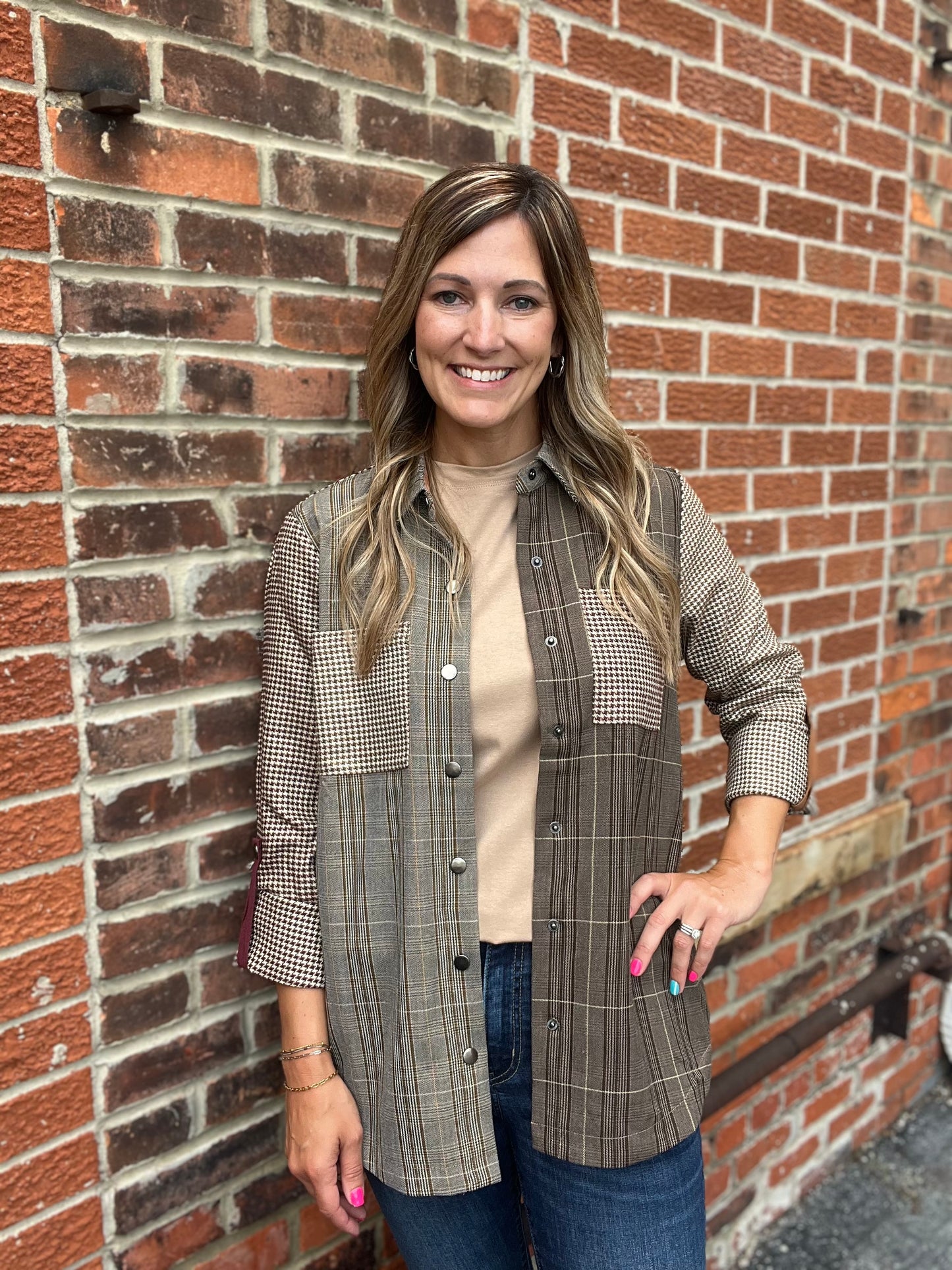 The Brixton Patchwork Plaid Shacket
