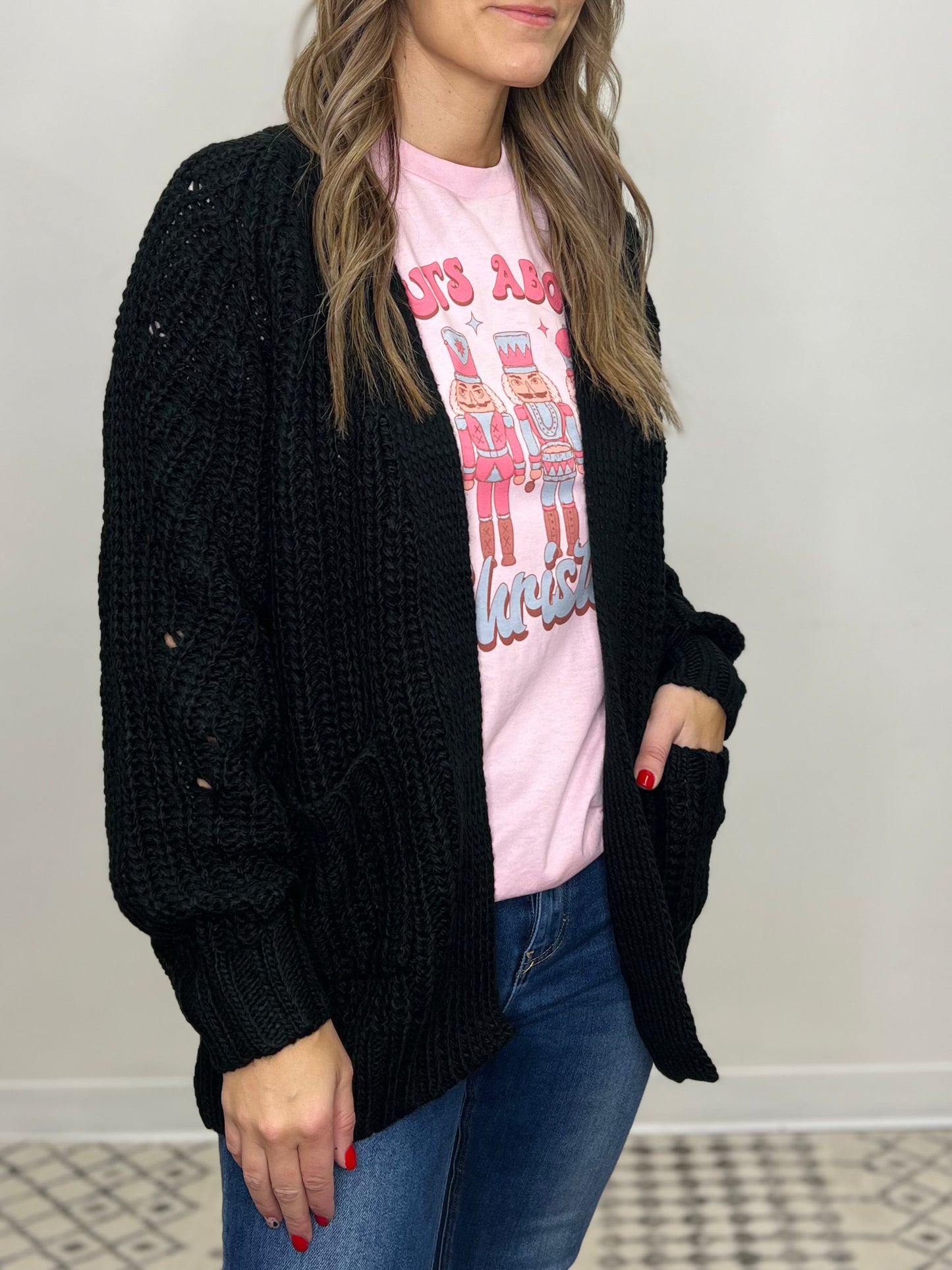 The Journey Open Front Cardigan