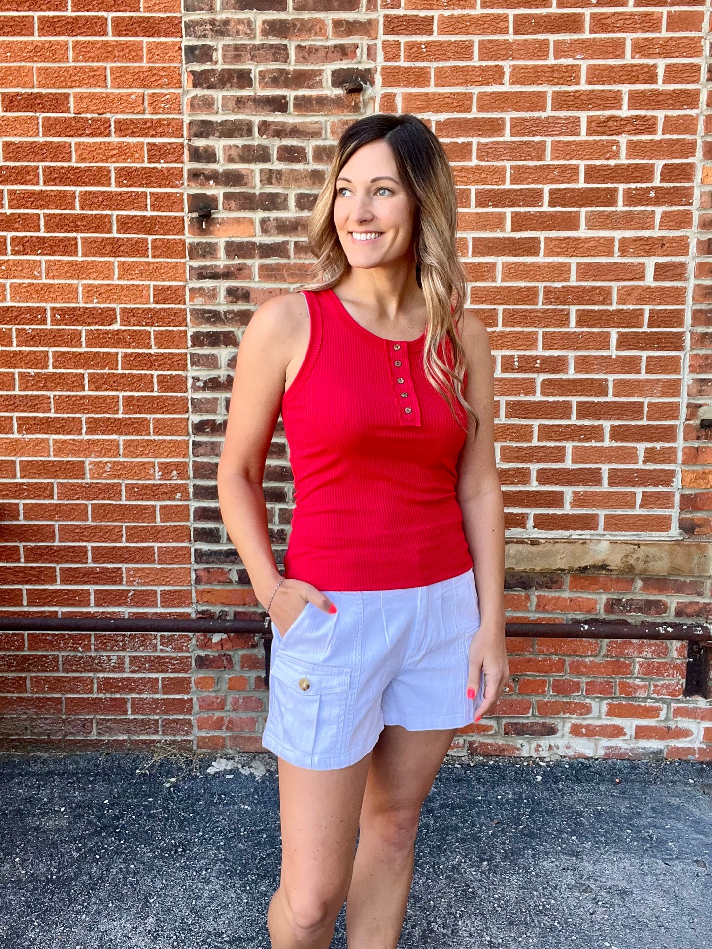 The Nyla Ribbed Tank