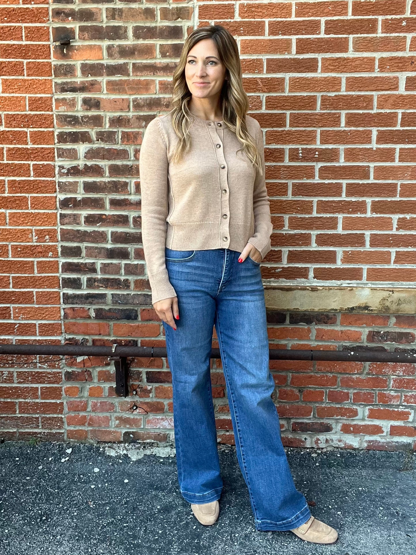 The Delia Button Up Cardigran