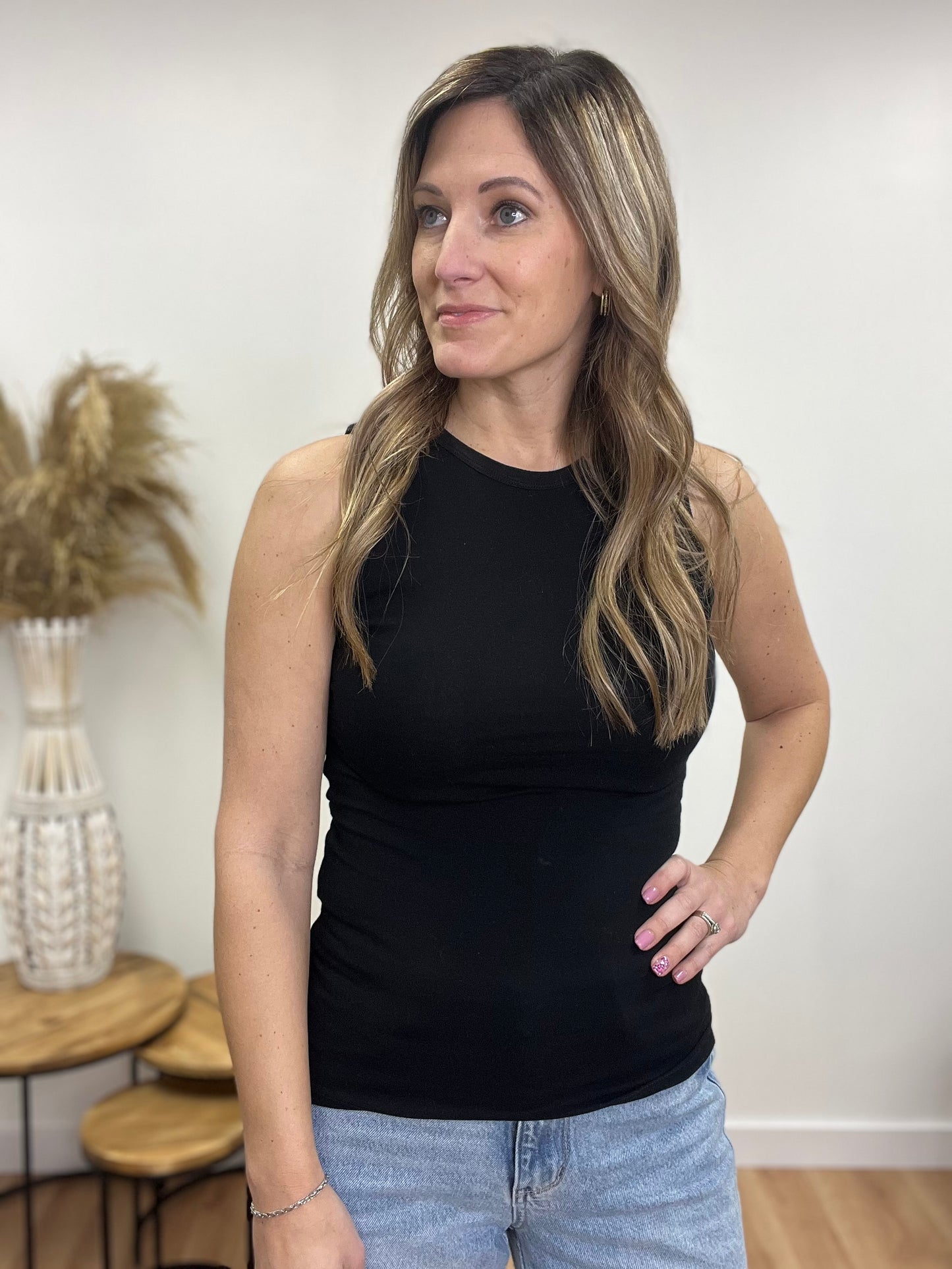 The Halo High Neck Tank