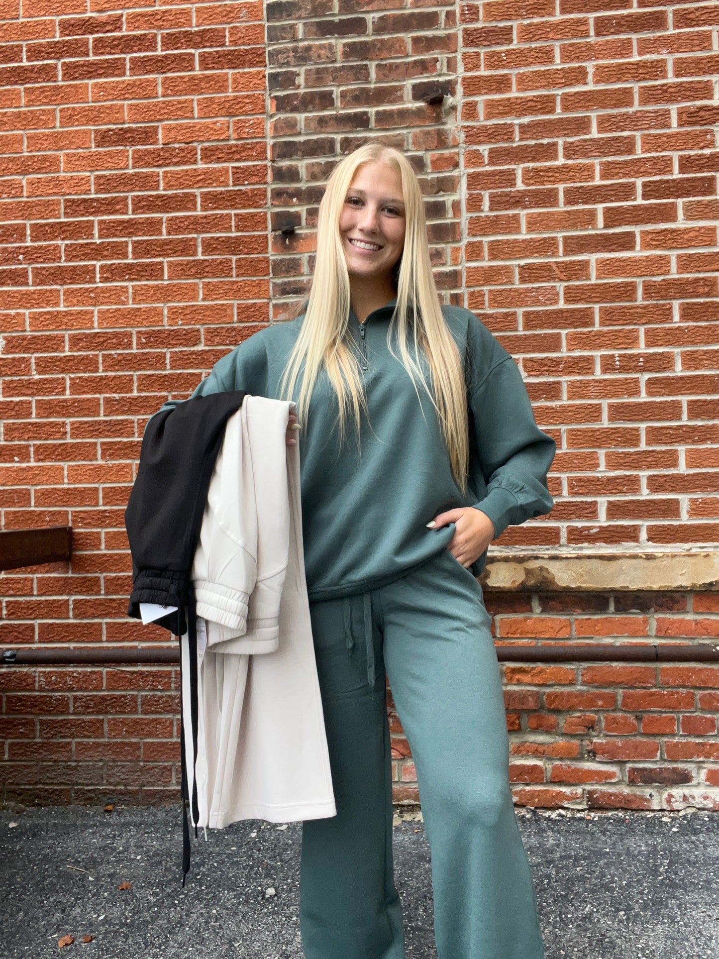 The Zara Scuba Drawstring Pants With Pockets