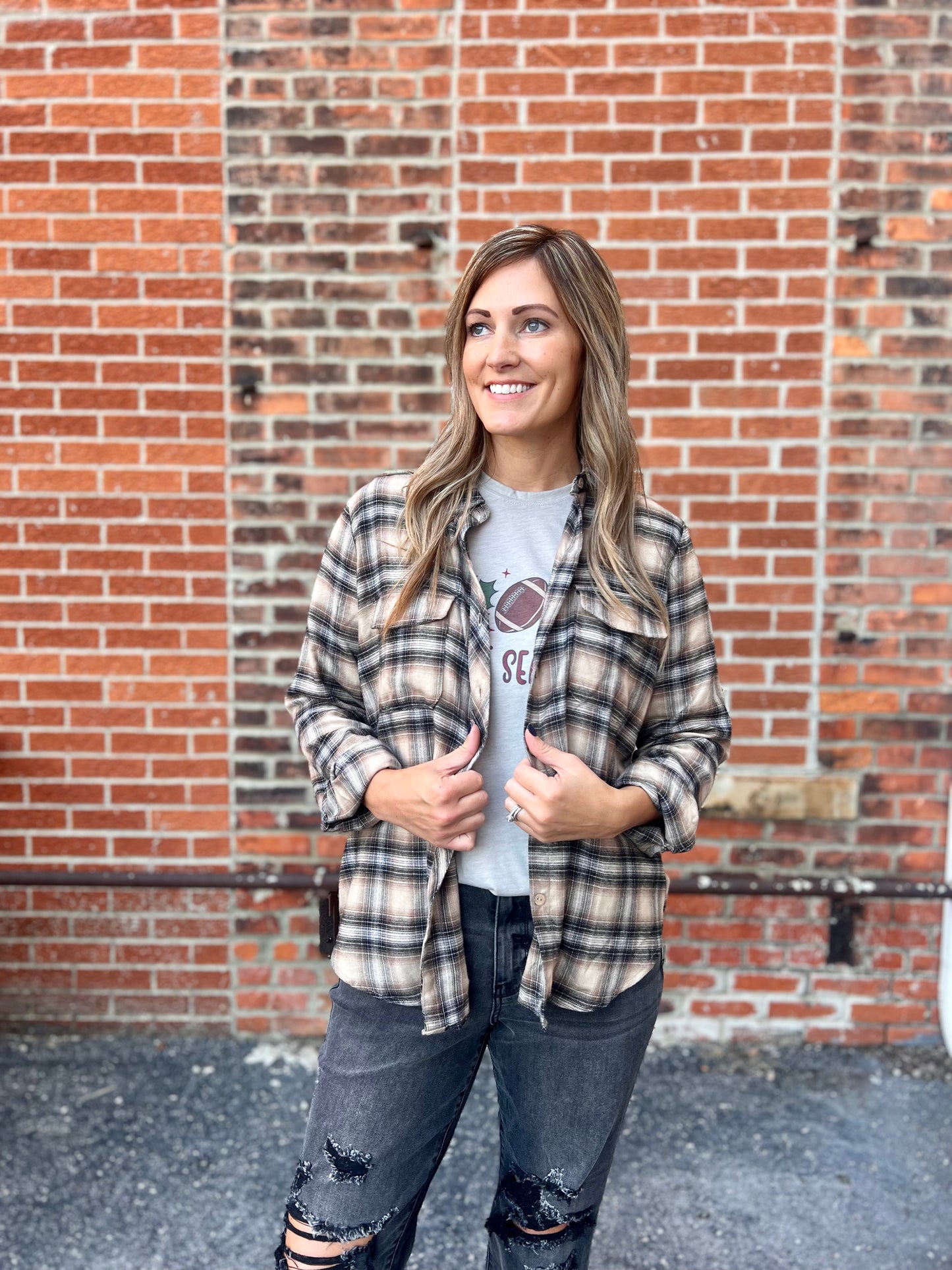 The Kai Plaid Top