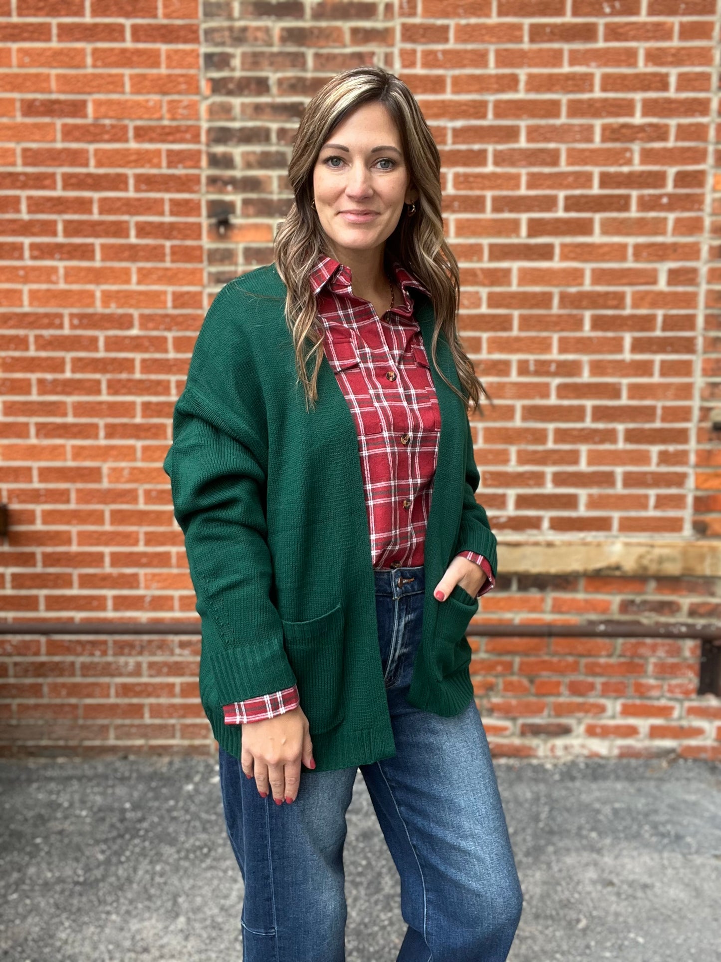The Kelyn Red Plaid Flannel