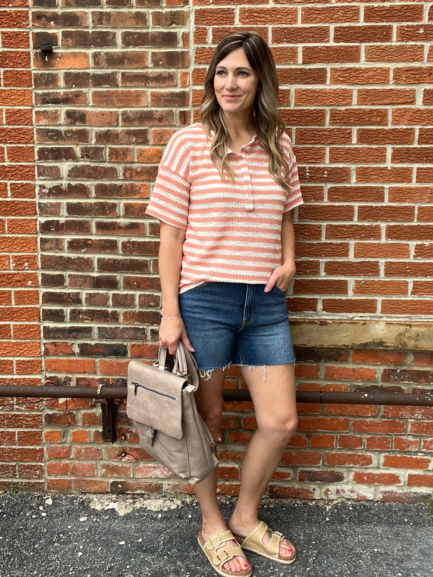 The Jamie Striped Knit Top