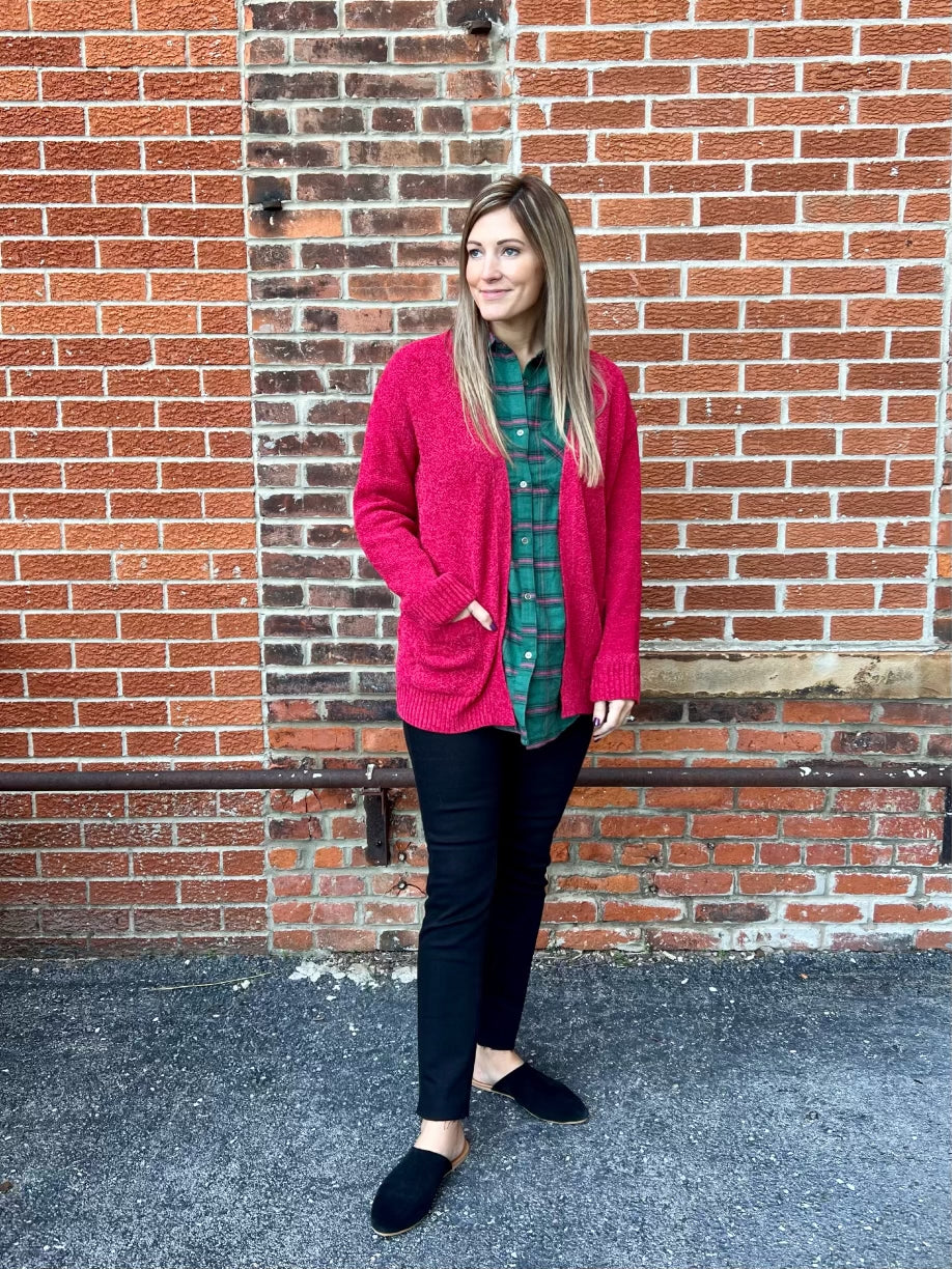 The Melanie Open Front Cardigan