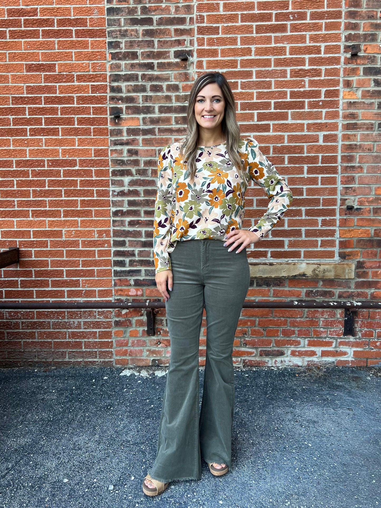 The Clover Corduroy Flare Pants