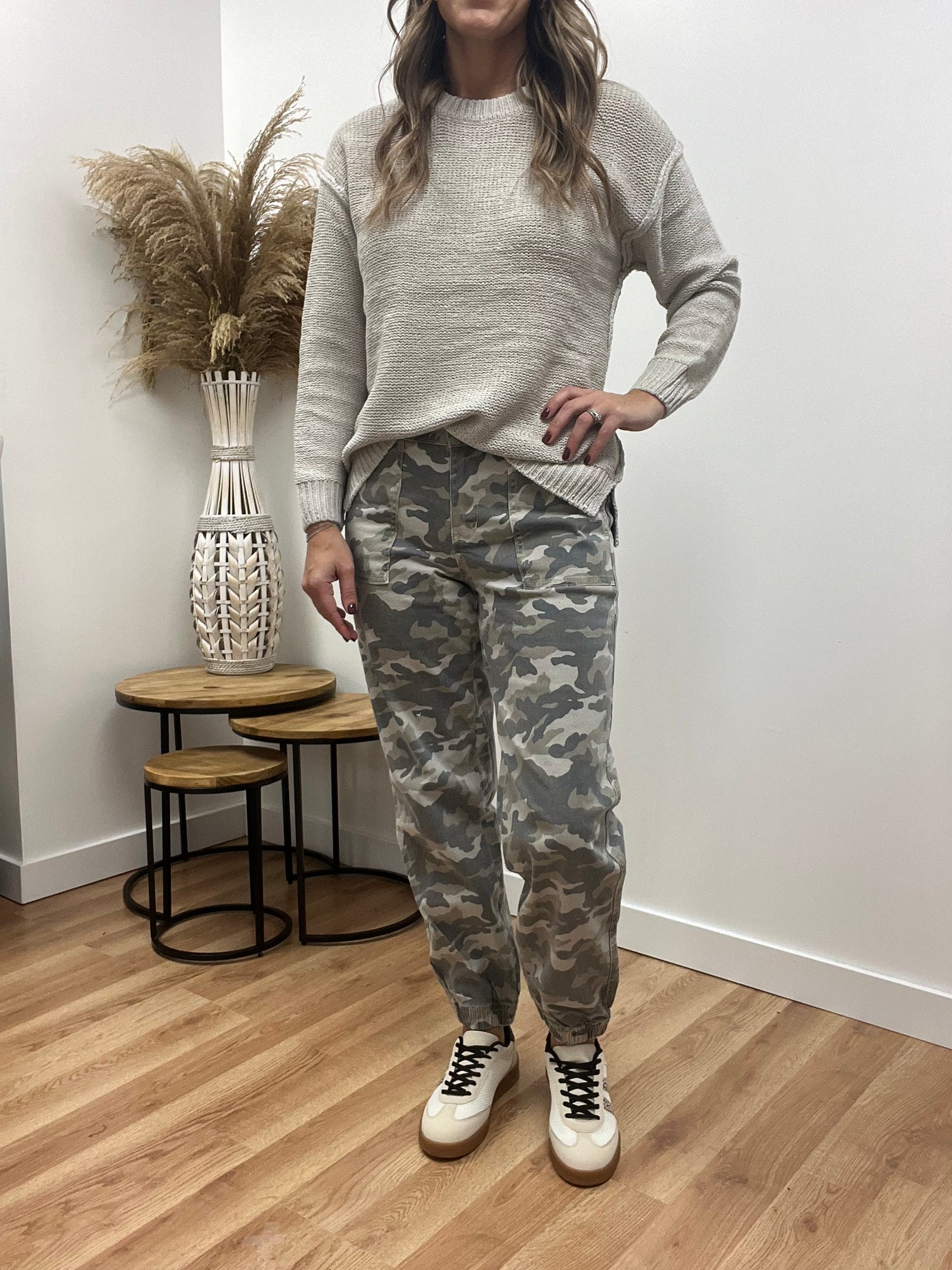 The Deckland High Rise Camo Joggers