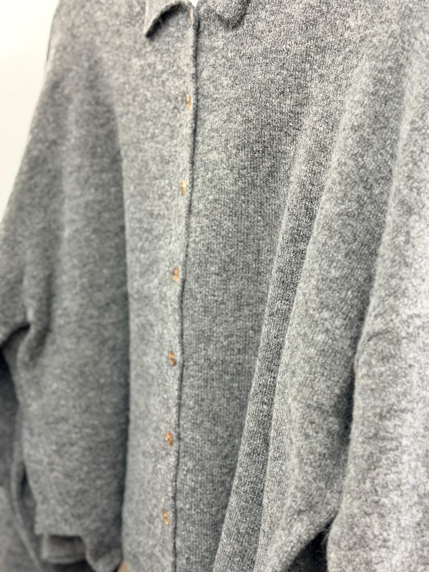 The Dexten Wool Blend Button Cardigan