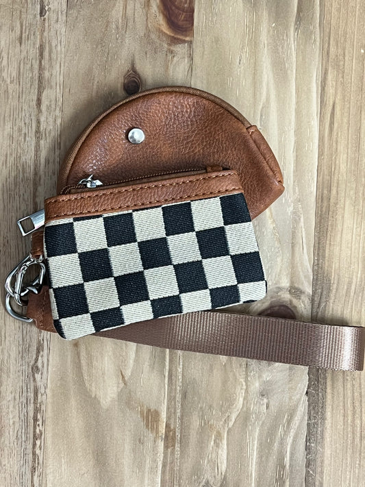 Dual Pouch Wristlet
