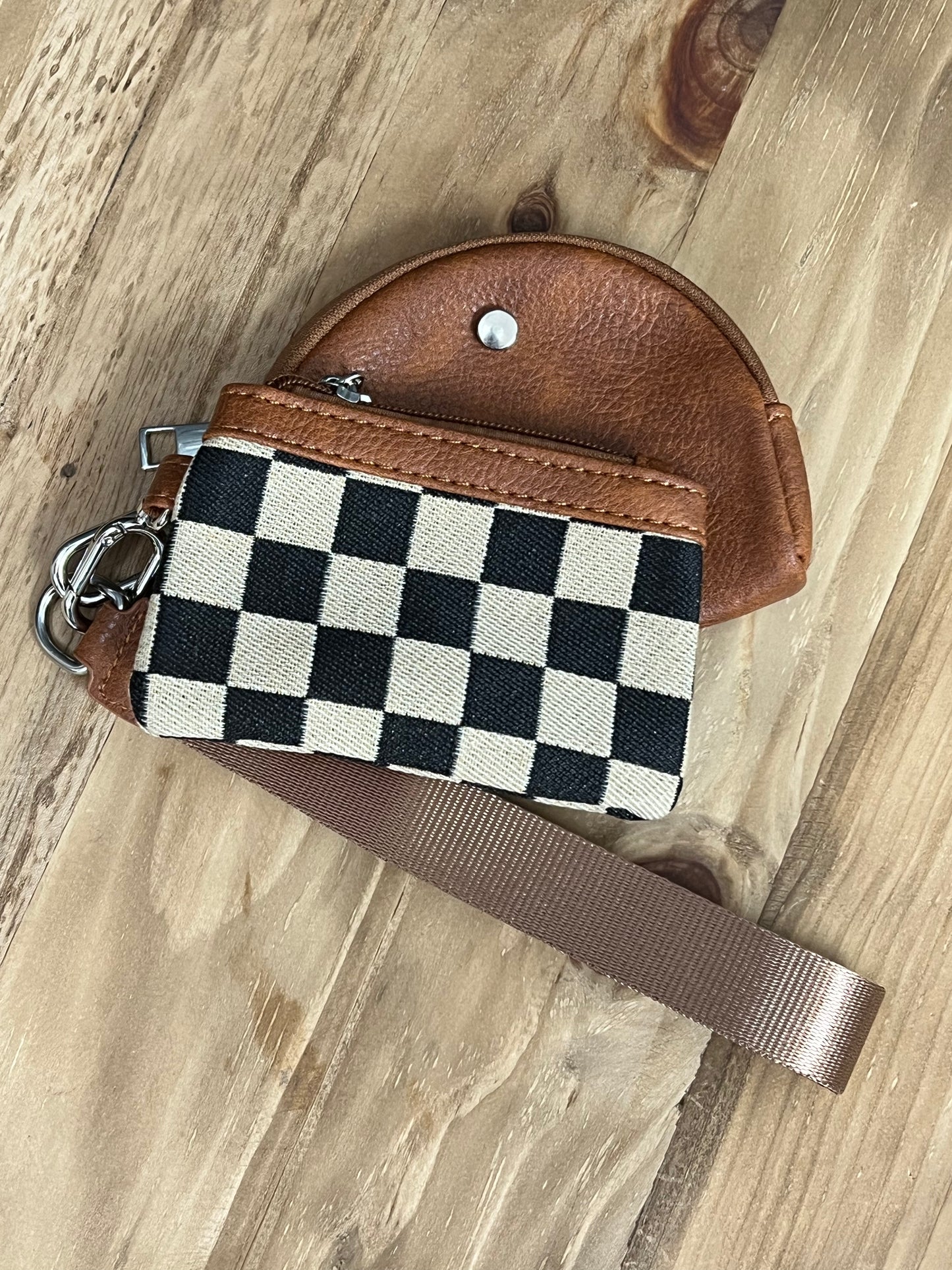 Dual Pouch Wristlet