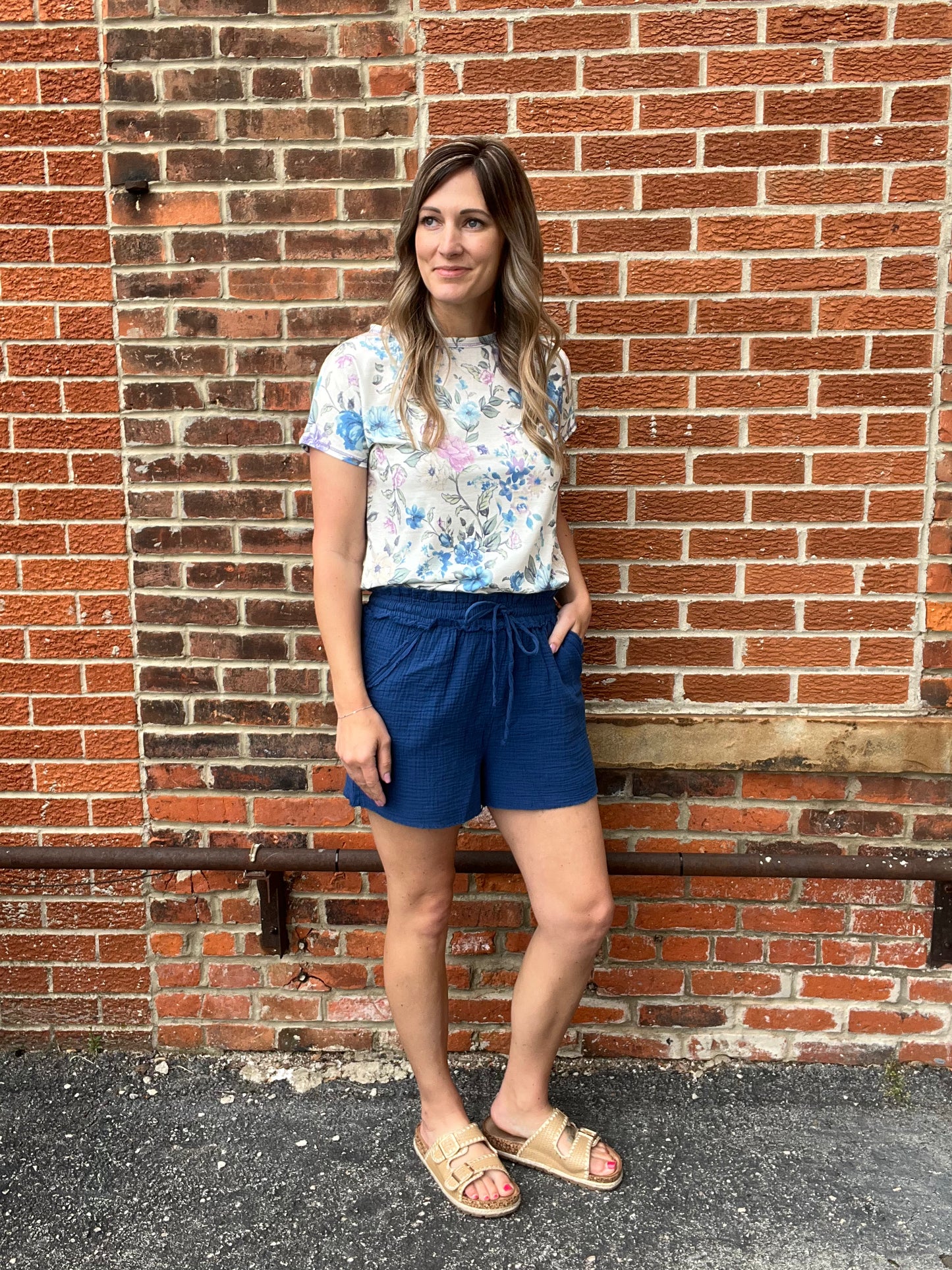 The Kenya Raw Hem Gauze Shorts