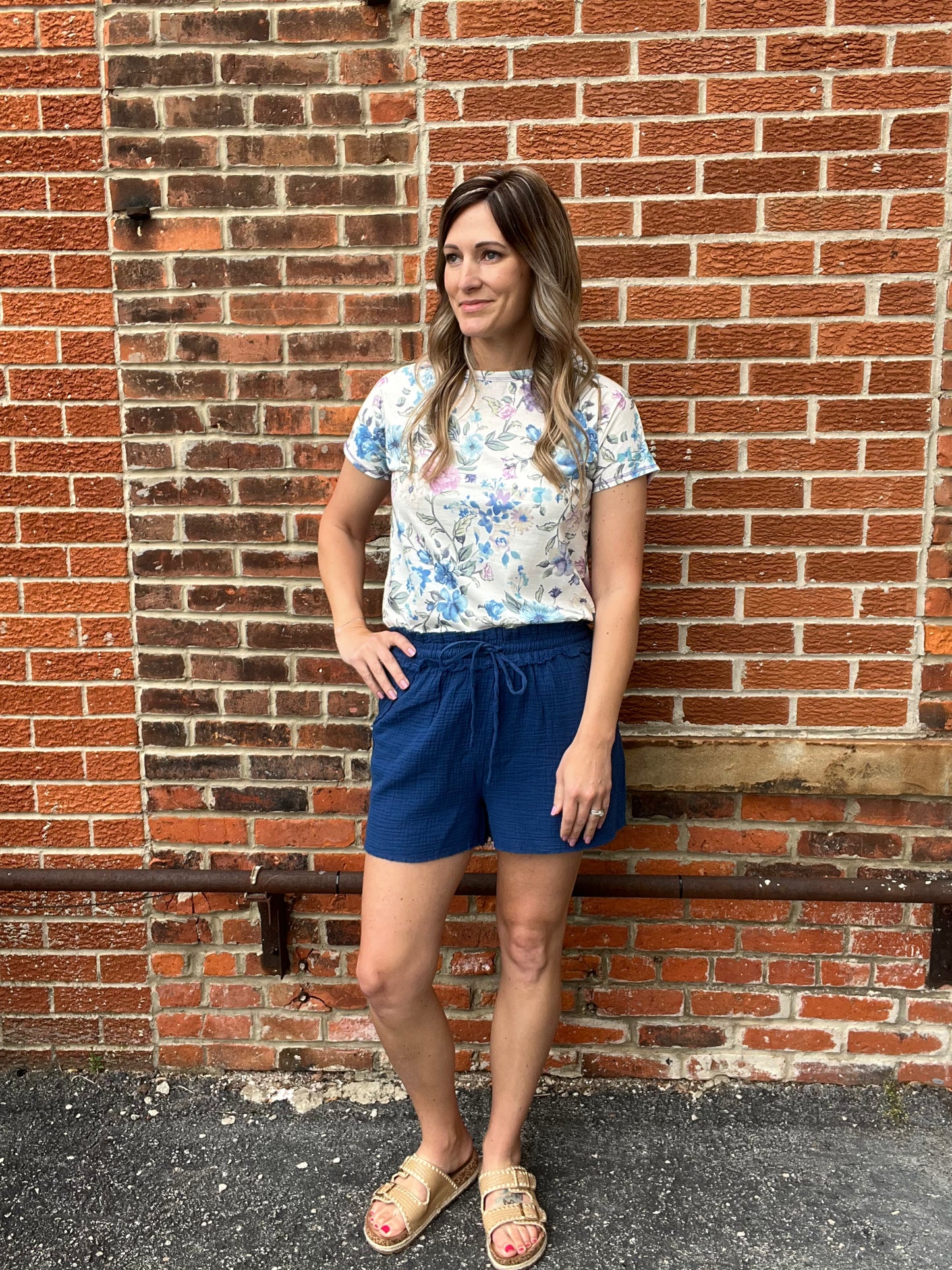 The Kenya Raw Hem Gauze Shorts