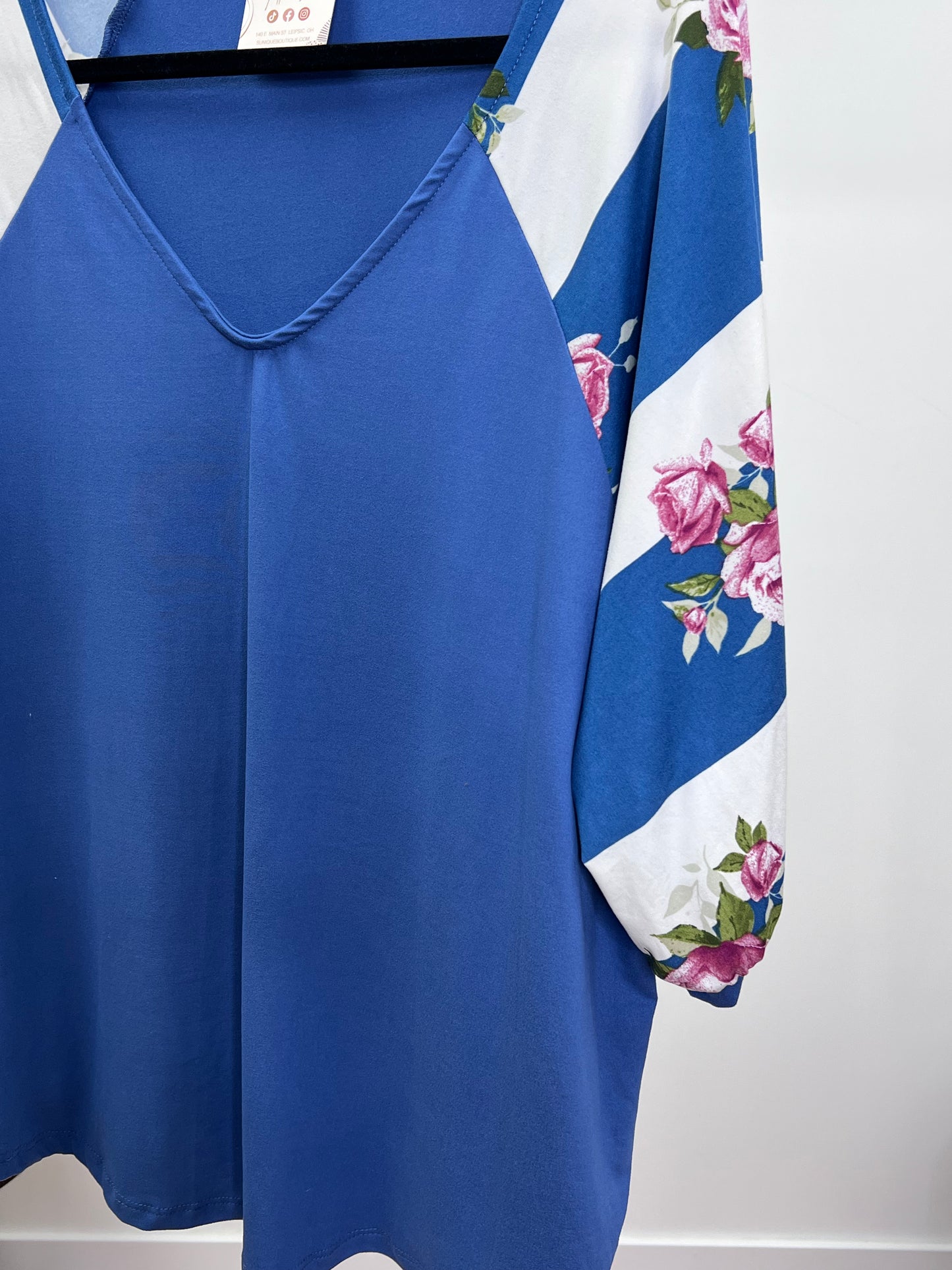 The Rylynn Curvy Quarter Length Sleeve Top