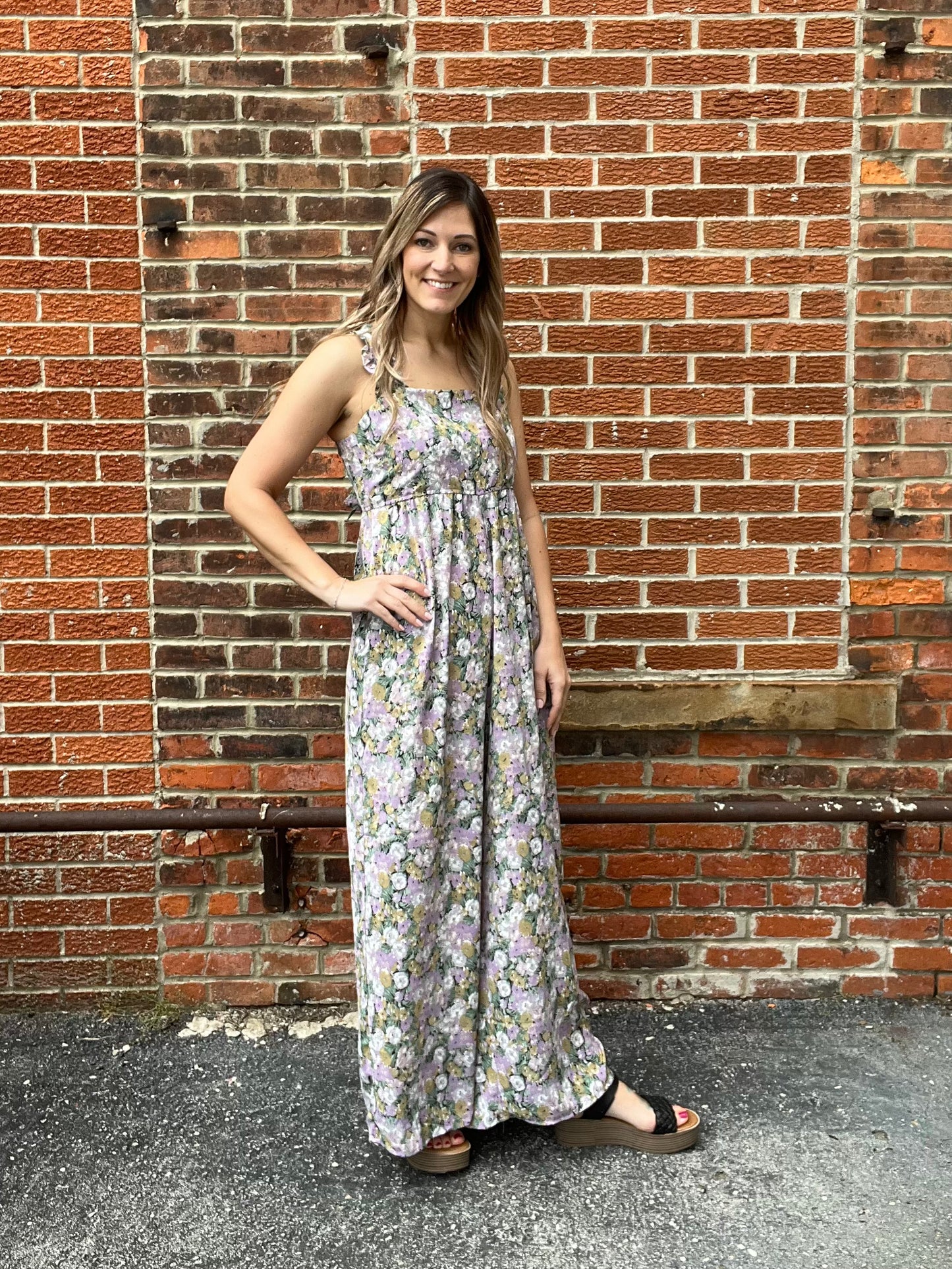 The Ami Floral Jumpsuit