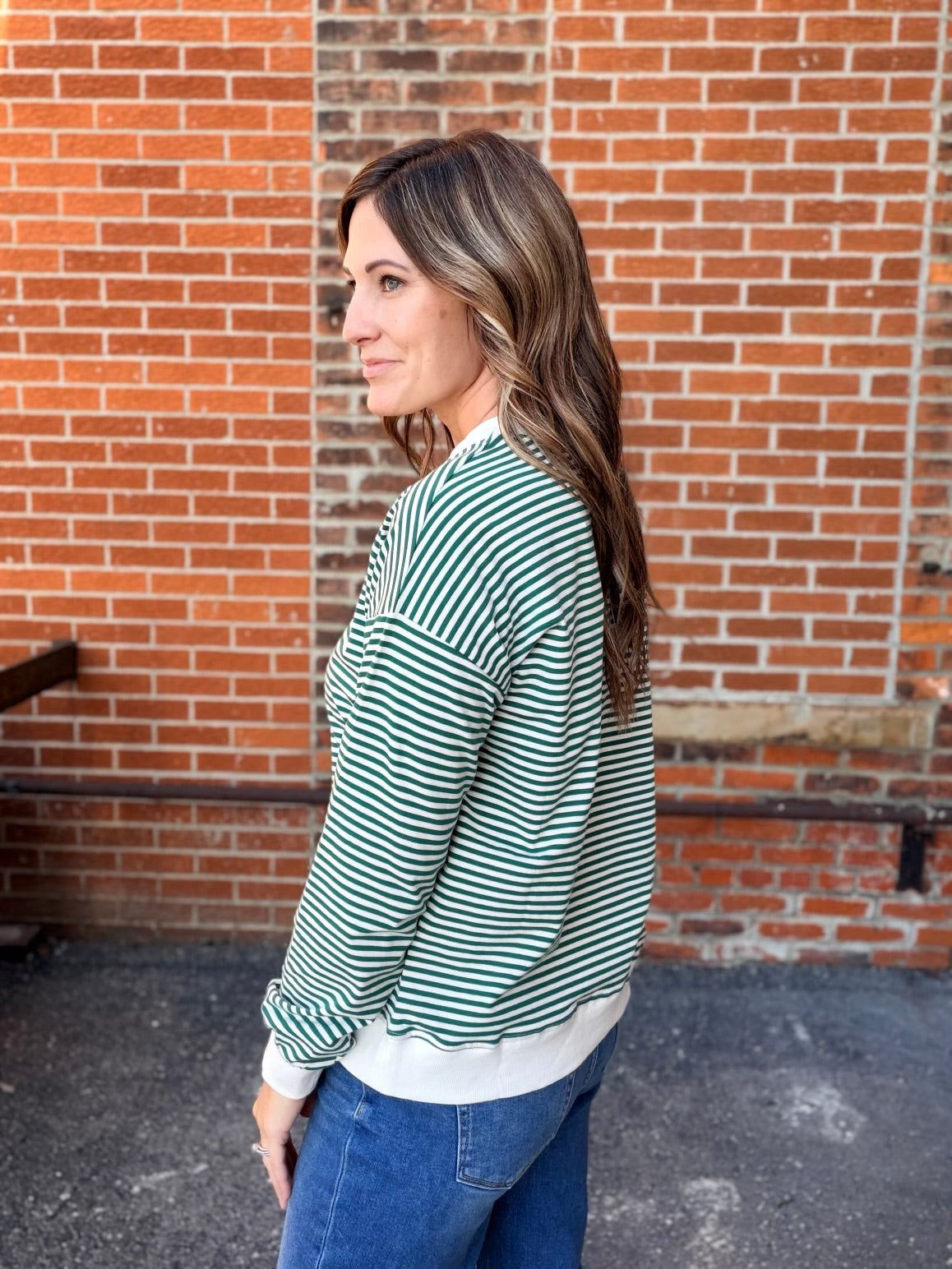 The Murry Long Sleeve Striped Top