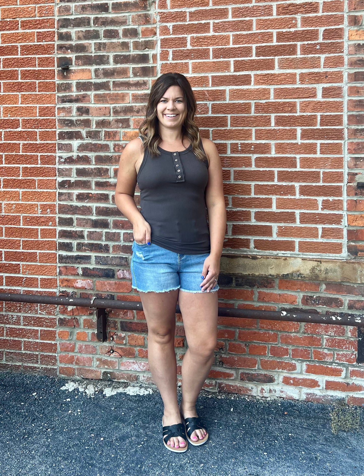 The Nyla Ribbed Tank