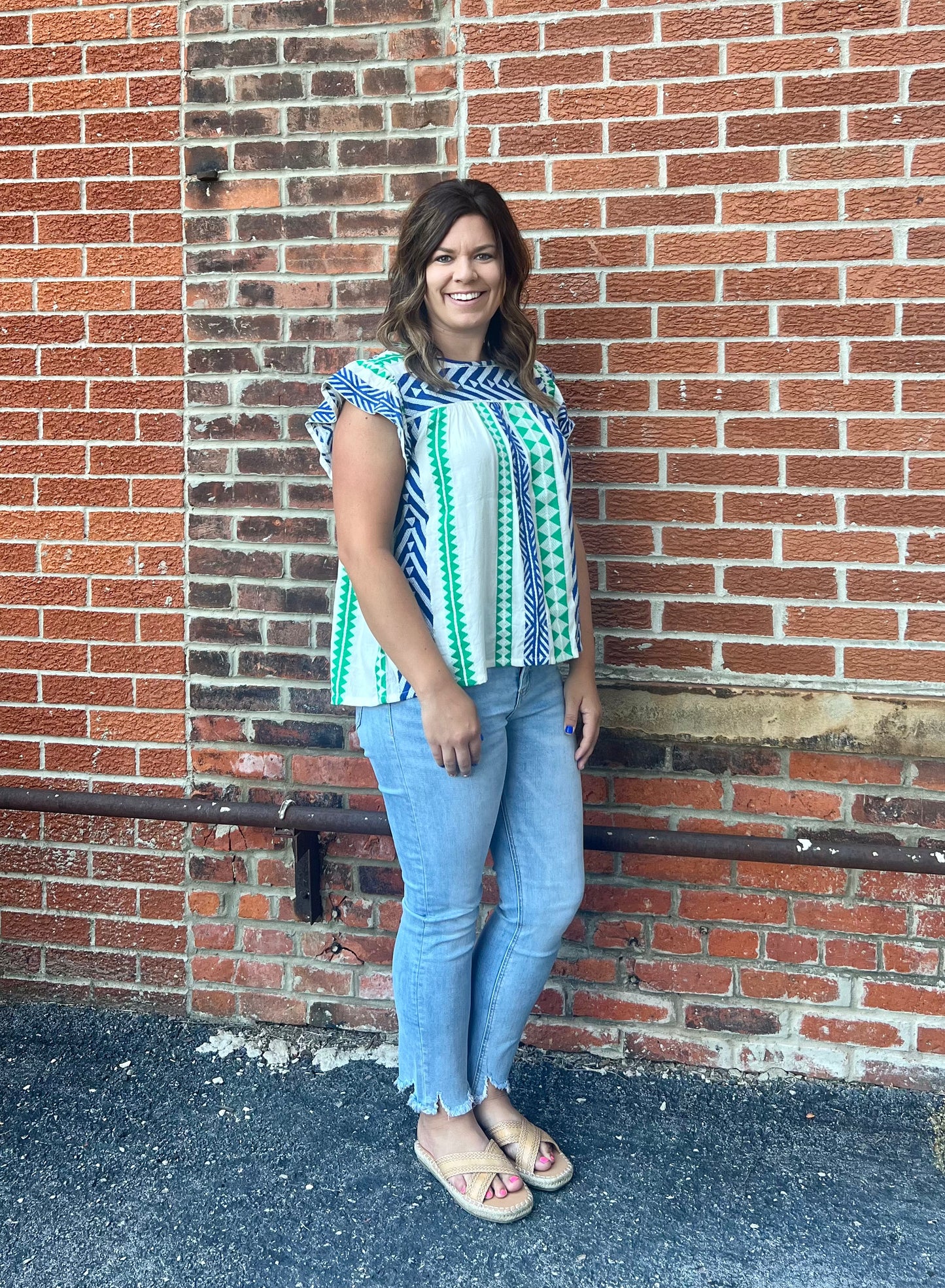The Mae Flutter Sleeve Blouse