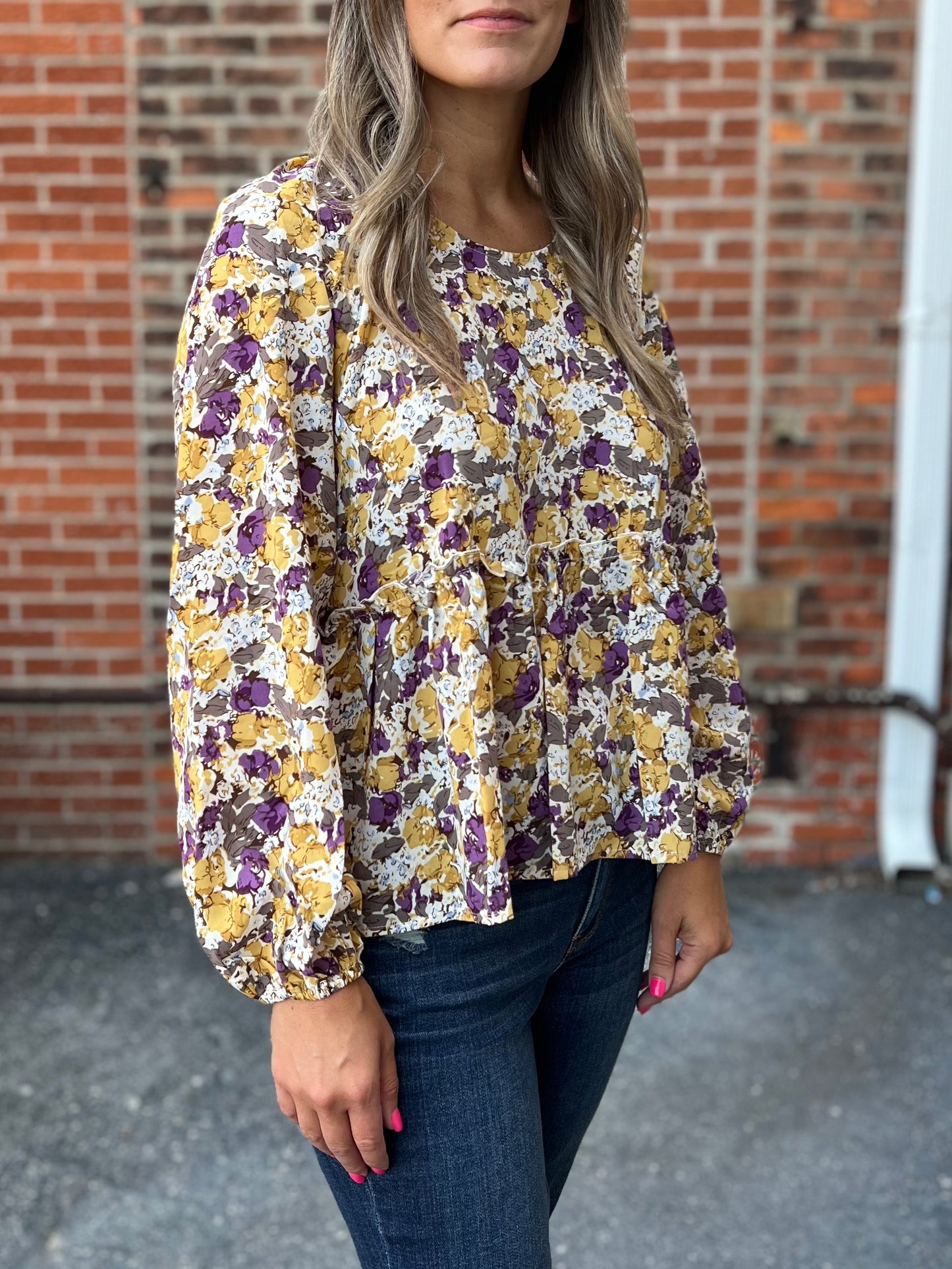 The Leoma Floral Blouse