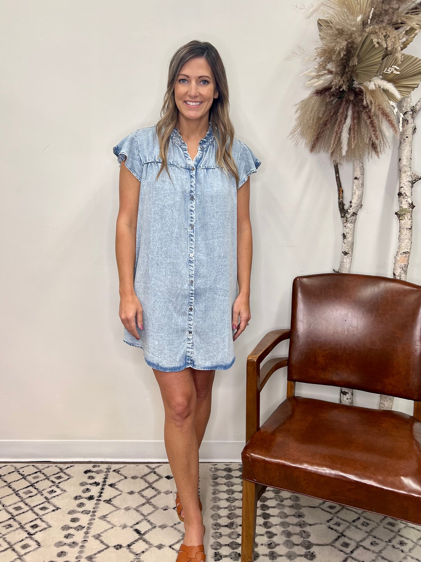 The Briella Denim Dress